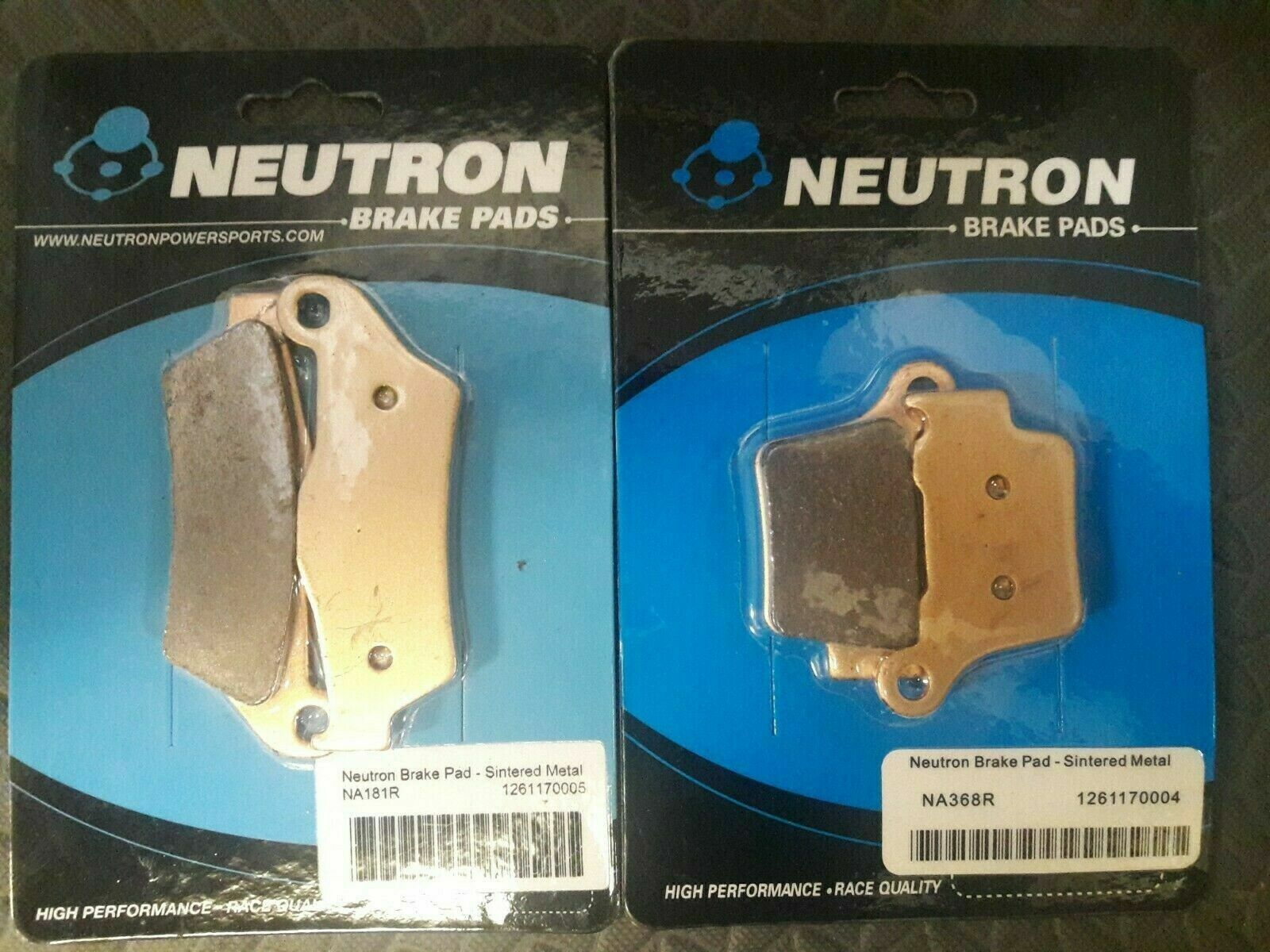 KTM-Neutron Front/Rear Brake Pad Combo- Sintered Metal NA181R/NA368R