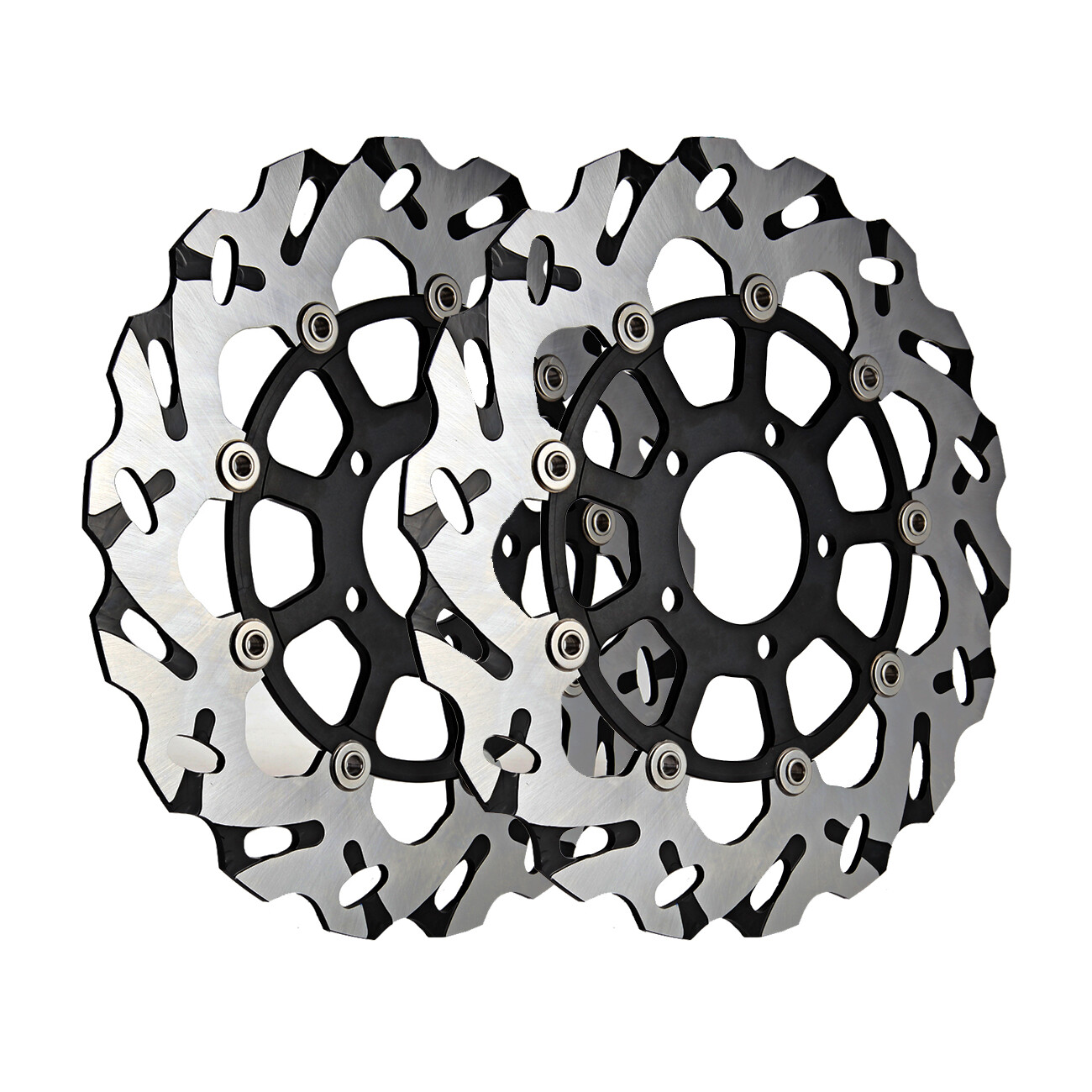 2pcs Front Brake Disc Rotor Fit For Suzuki GSXR 600 750 1000 GSX1400 GSX1300