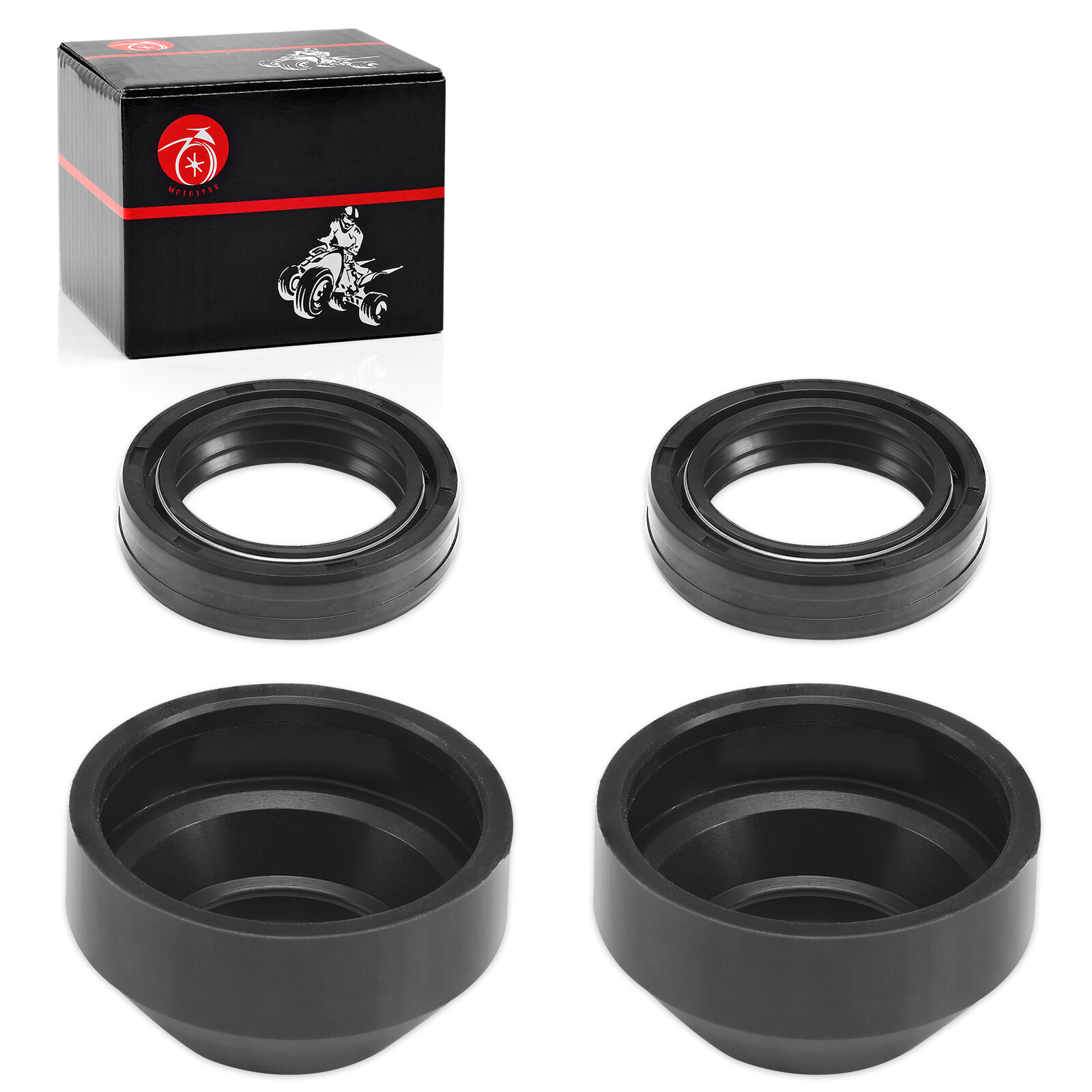 Fork Oil Seals & Dust Wiper Seals For Honda CM450 Hondamatic/Custom/E 1982-1983