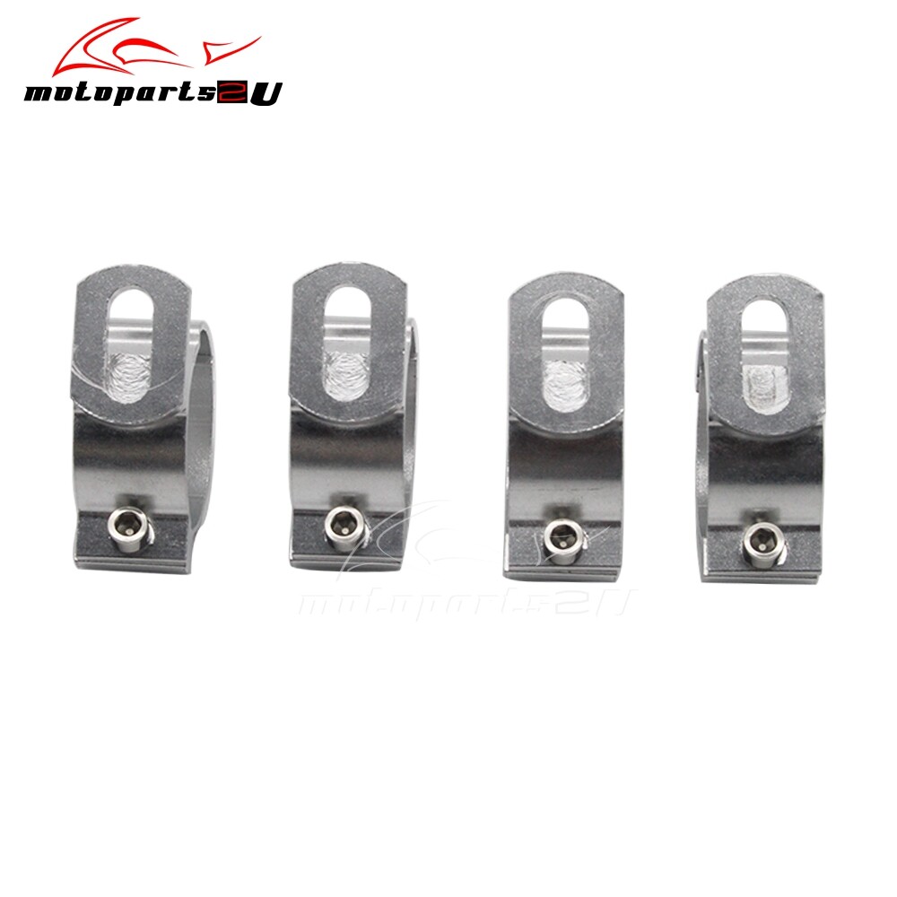 1 Set Adjustable Fairing Clamp Bracket Assemblies For Motorcycle 42-50mm Forks