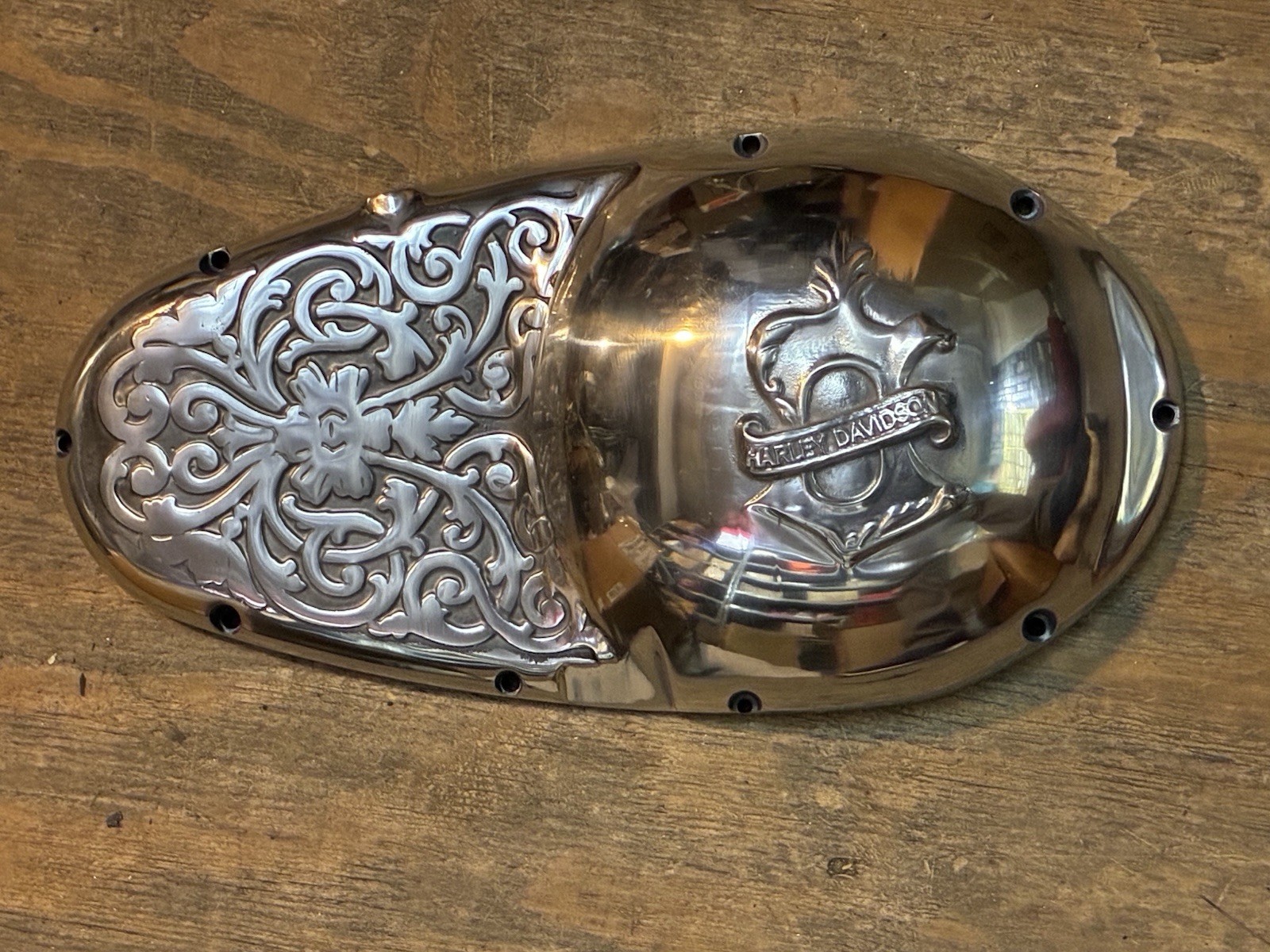 Harley XLCH Ironhead Sportster Cast Aluminum Primary Cover Fits K Model 1952-69