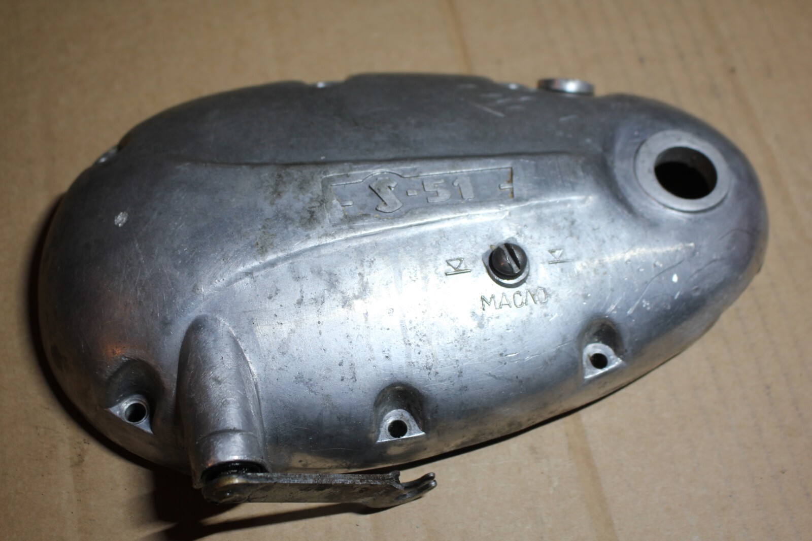 ORIGINAL VINTAGE S-51 SHIAULIAI RIGA-3 РИГА-3 MOPED ENGINE CLUTCH COVER 1965-68