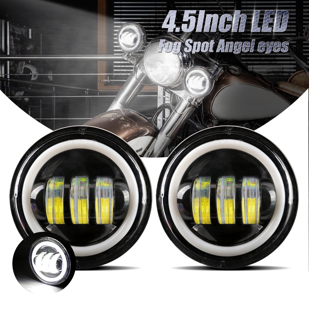 7″ LED Headlight Passing Light For Kawasaki Vulcan VN Classic Nomad Drifter 1500