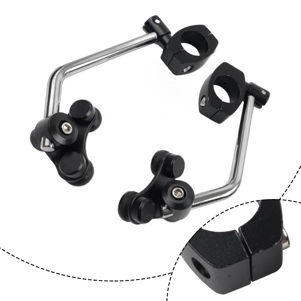 Universal Motorcycle Windshield Mounting Hardware Kit For 25MM Bars