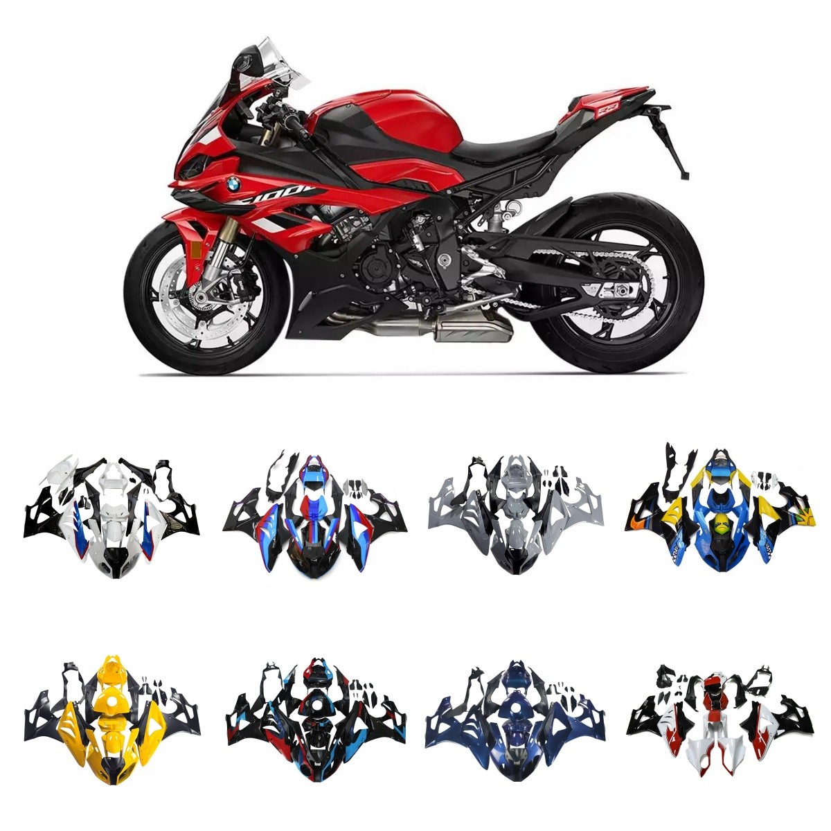 ABS Plastics Bodywork For BMW S1000RR 2009 2010 2011 2012 2013 2014 Fairing Kit