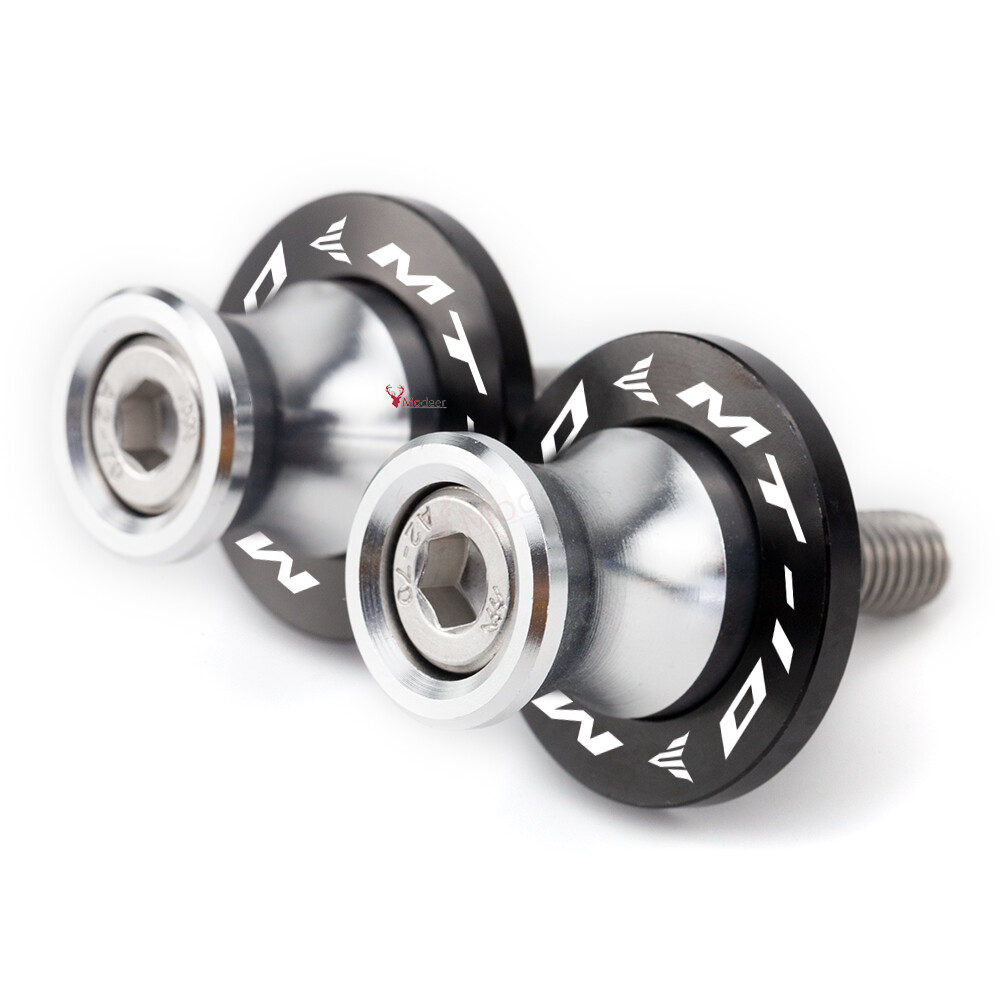 Motorcycle Swingarm Spools Sliders Stand Screws M6 1 Pair For YAMAHA MT-10 MT10