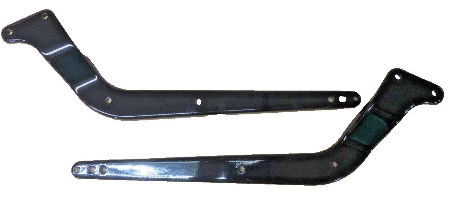 HARLEY SOFTAIL FXST CUSTOM REAR FENDER STRUTS 2008-2017 GLOSS BLACK POWDER COAT