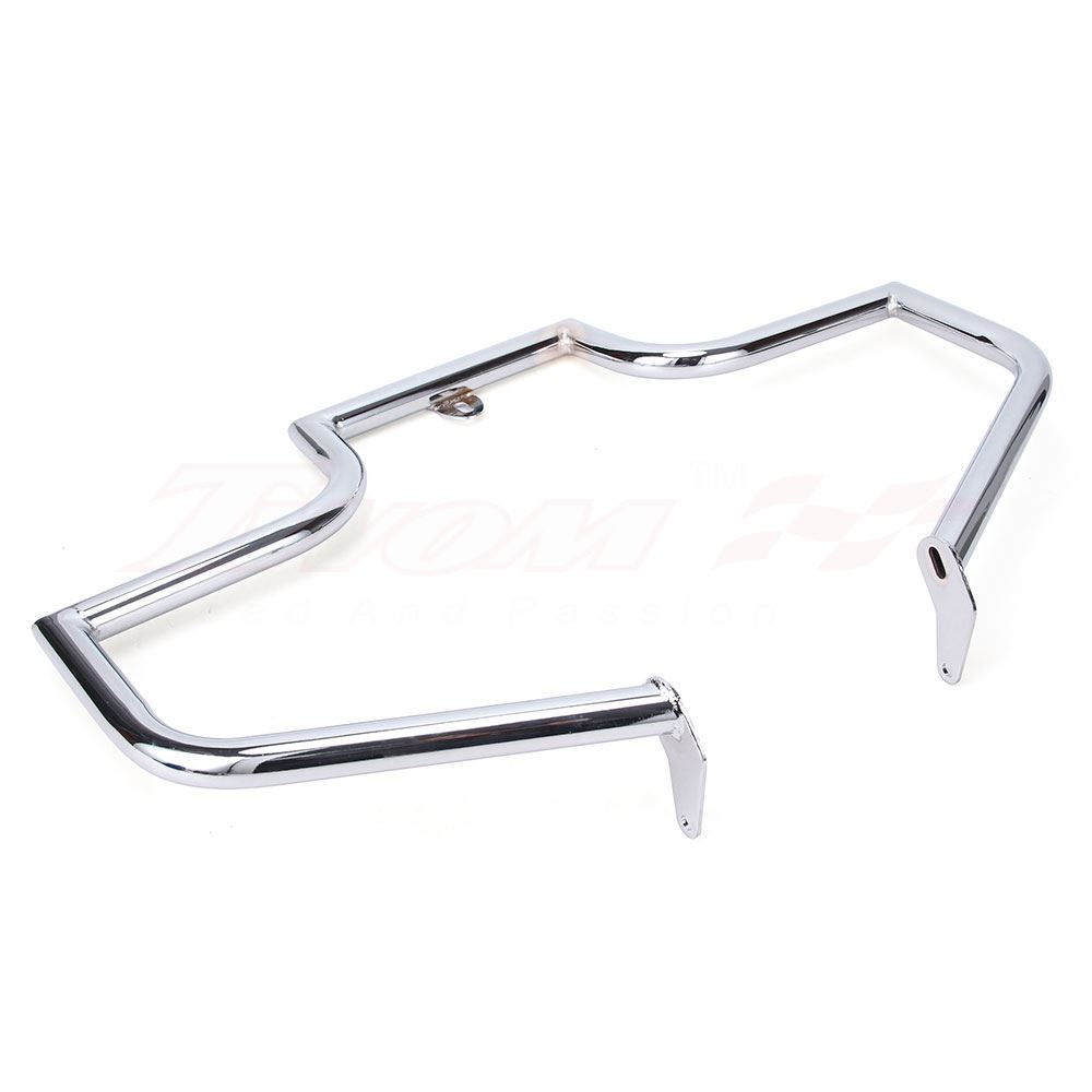 Chrome Front Crash Bar Engine Guard For Harley Heritage Softail Springer Fat Boy