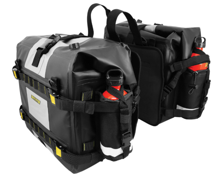 Nelson Rigg Hurricane Saddlebags – Black/Gray – SE-4050