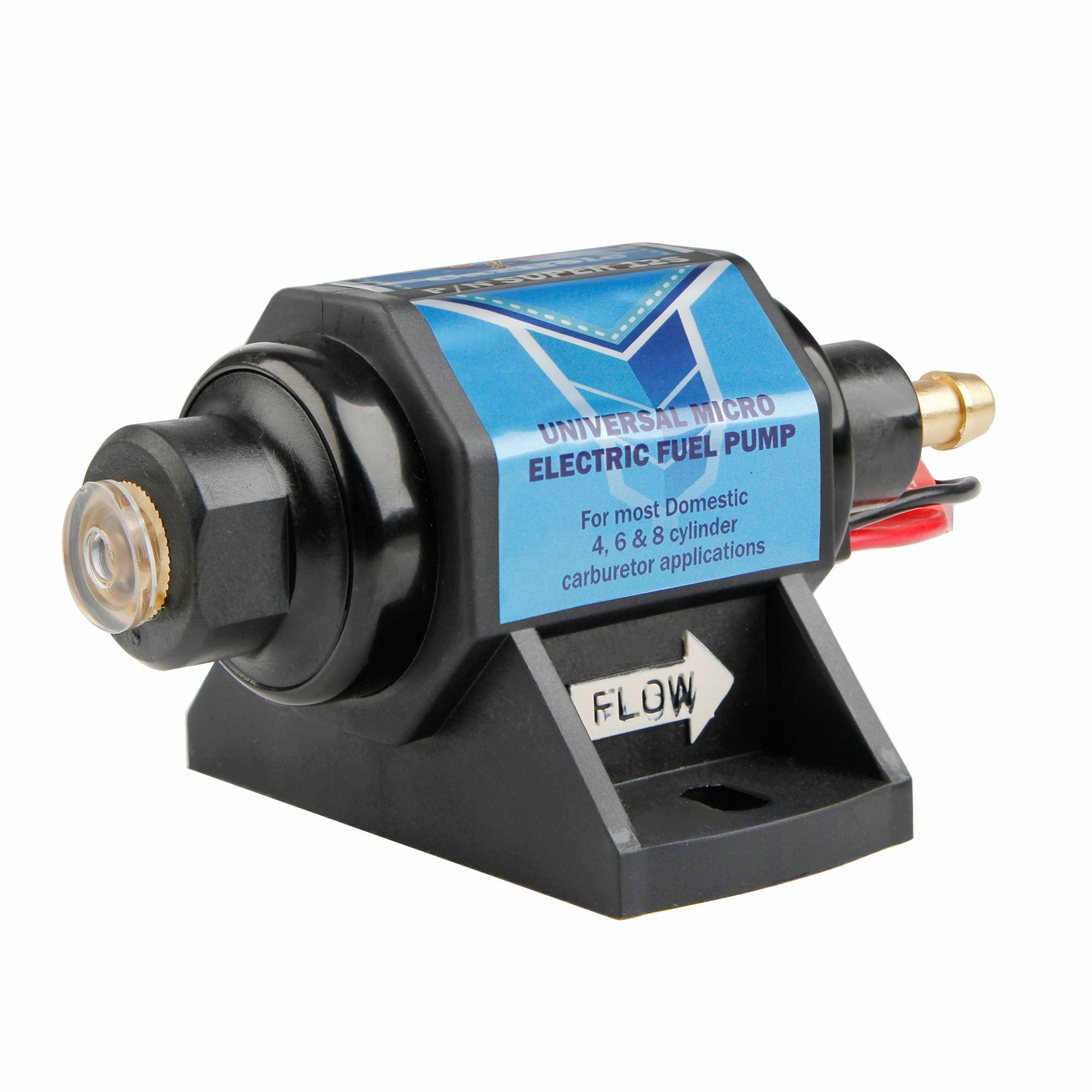 Universal Advanced Electric Fuel Pump 12V Gas Diesel Inline Pump 35GPH 5-9PSI US