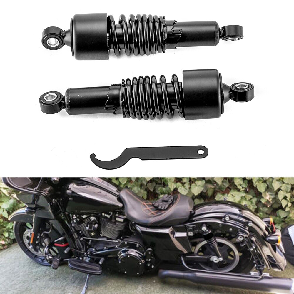 MOFUN 10.5″ Rear Slammer Absorber Lowering Shocks For 1980-UP Harley Touring FLH