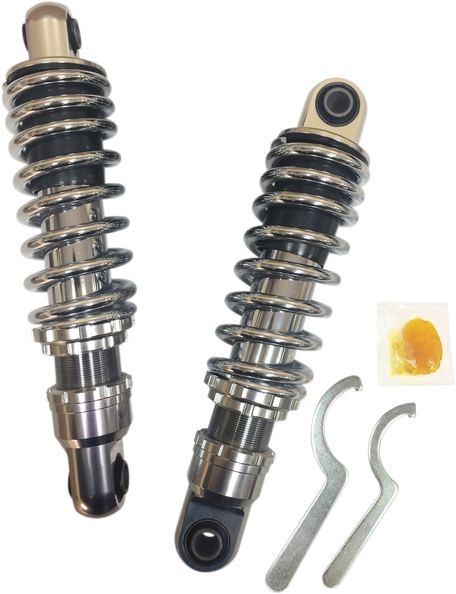Drag Specialties Shocks 1310-1659 10.5in Chrome Rear Shock 91-17 Harley FXD