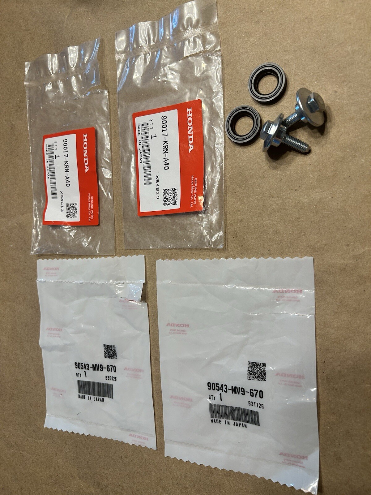 2010-2023 Honda CRF 250R 250RX OEM Cylinder Head Valve Cover Bolts Gaskets Seals
