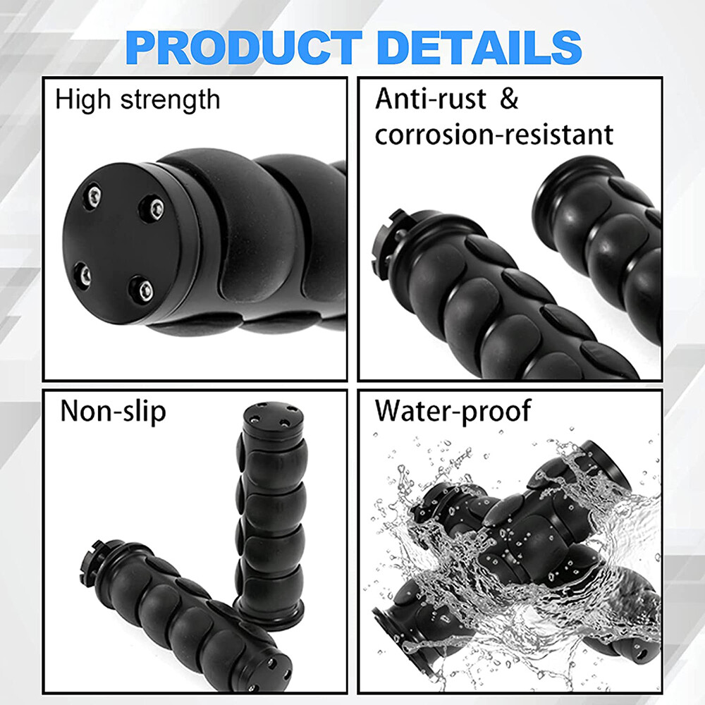 1” Inch 25mm Motorcycle Handlebar Grips for Harley Davidson Street Glide 107