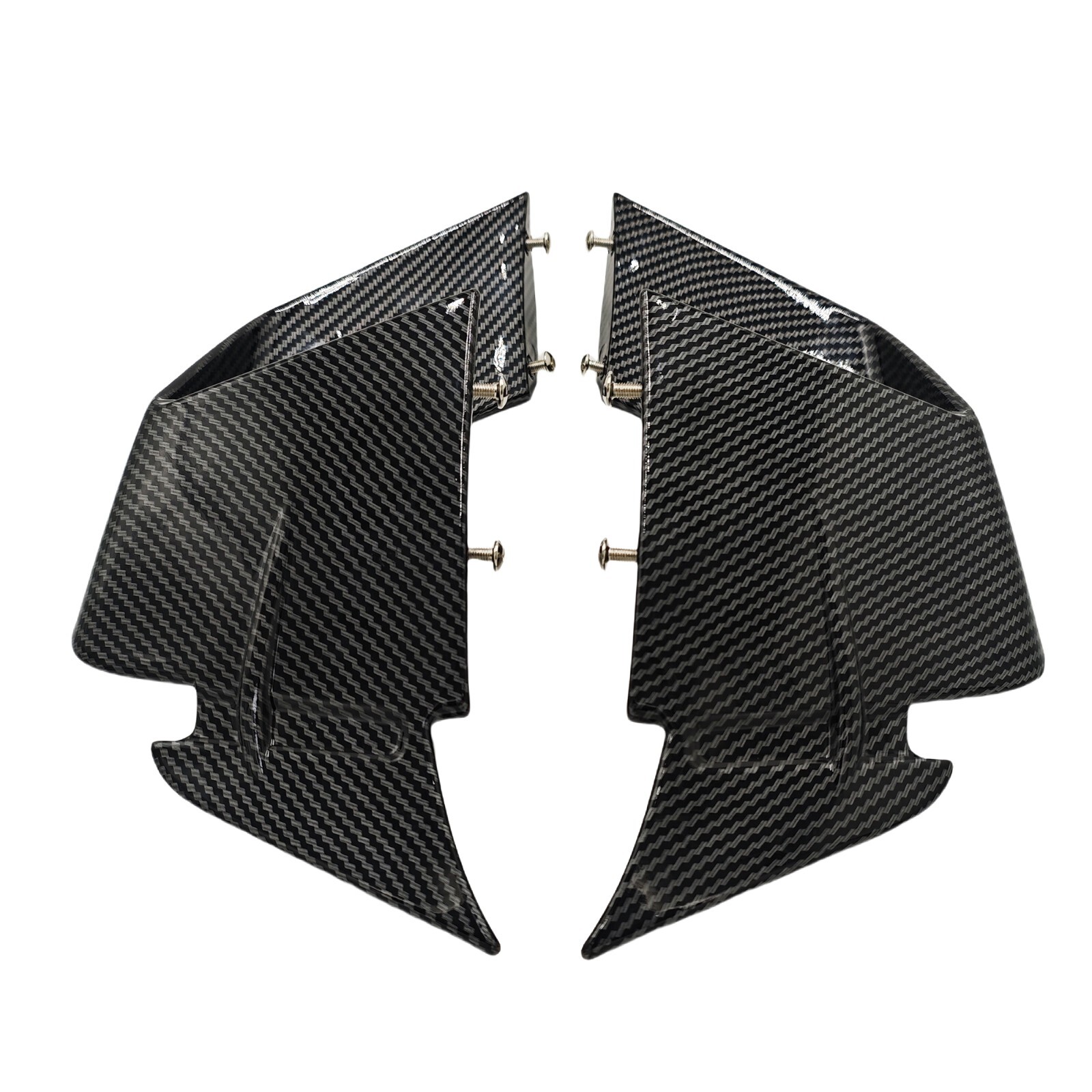 Carbon Fiber Front Spoiler Fixed Wind Winglets For BMW S1000RR M1000RR 2019-2022