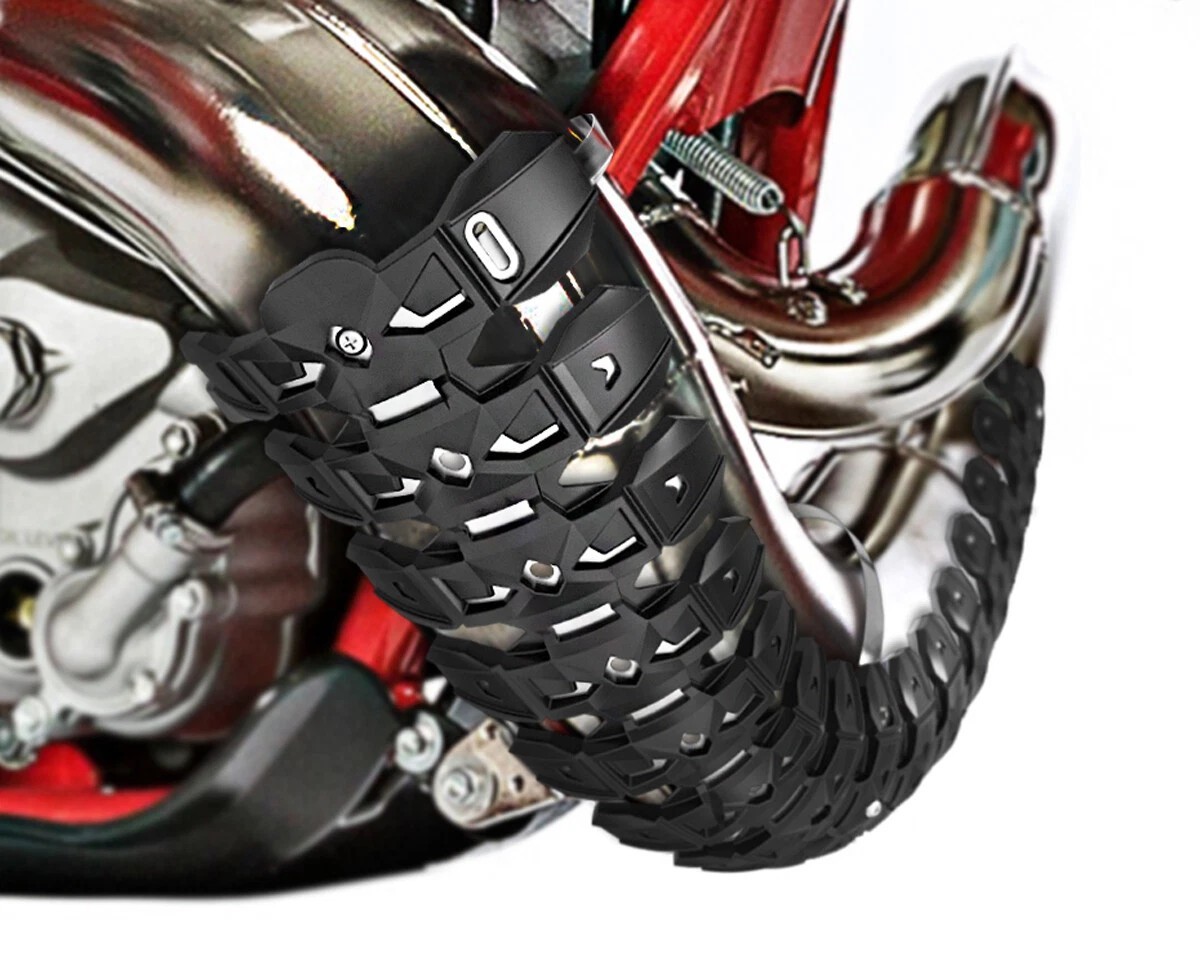 Astront Armadillo 2 Stroke Pipe Guard Exhaust Protector Universal Black