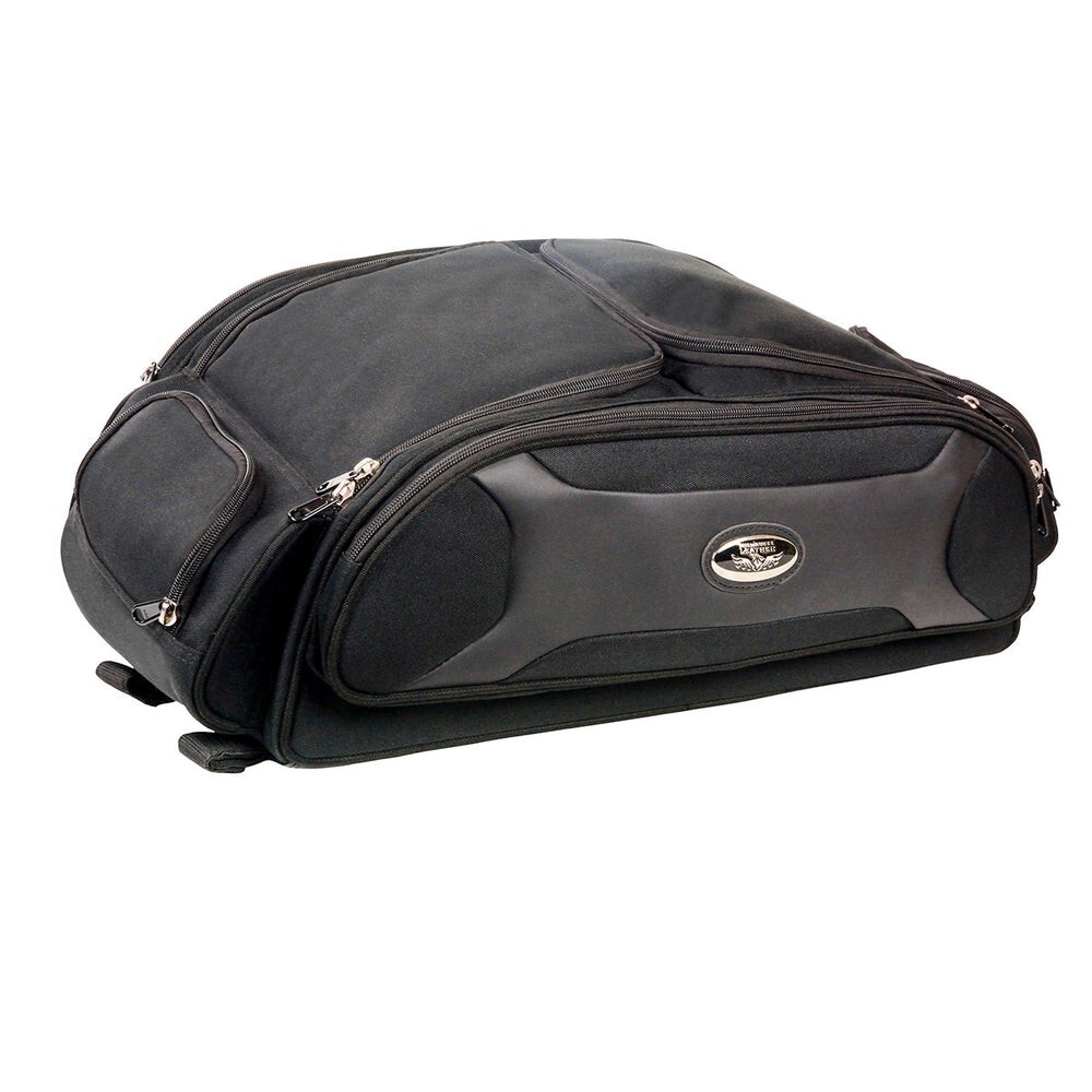 Milwaukee Performance MP8107 Medium Long Textile Motorcycle Back Trunk Rack Bag
