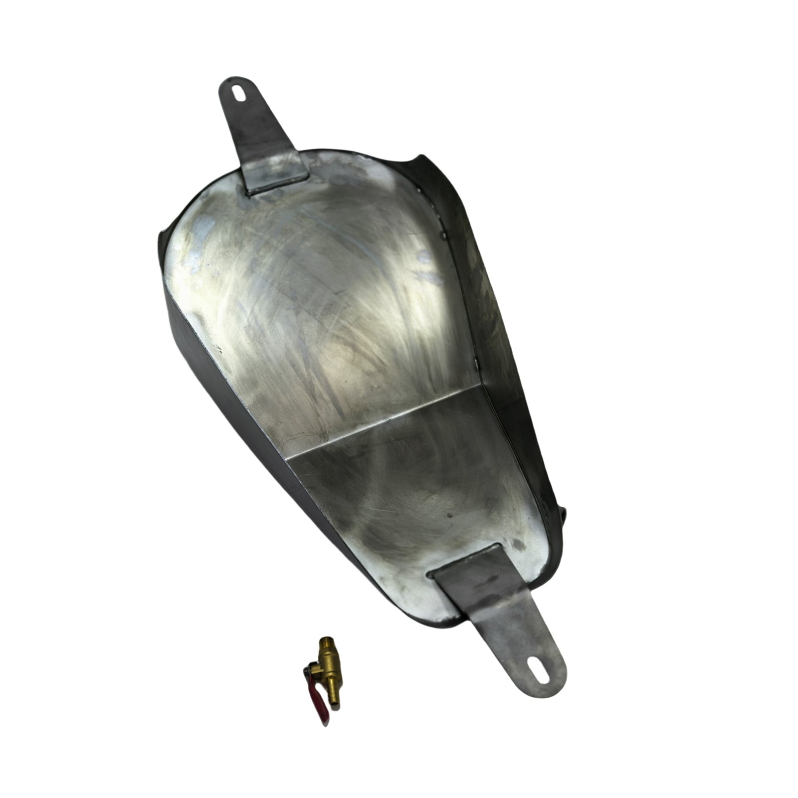 1X Motorcycle Silver Fuel Tank Oil Tank For Honda Shadow 1100 VT1100 2004-09 9L