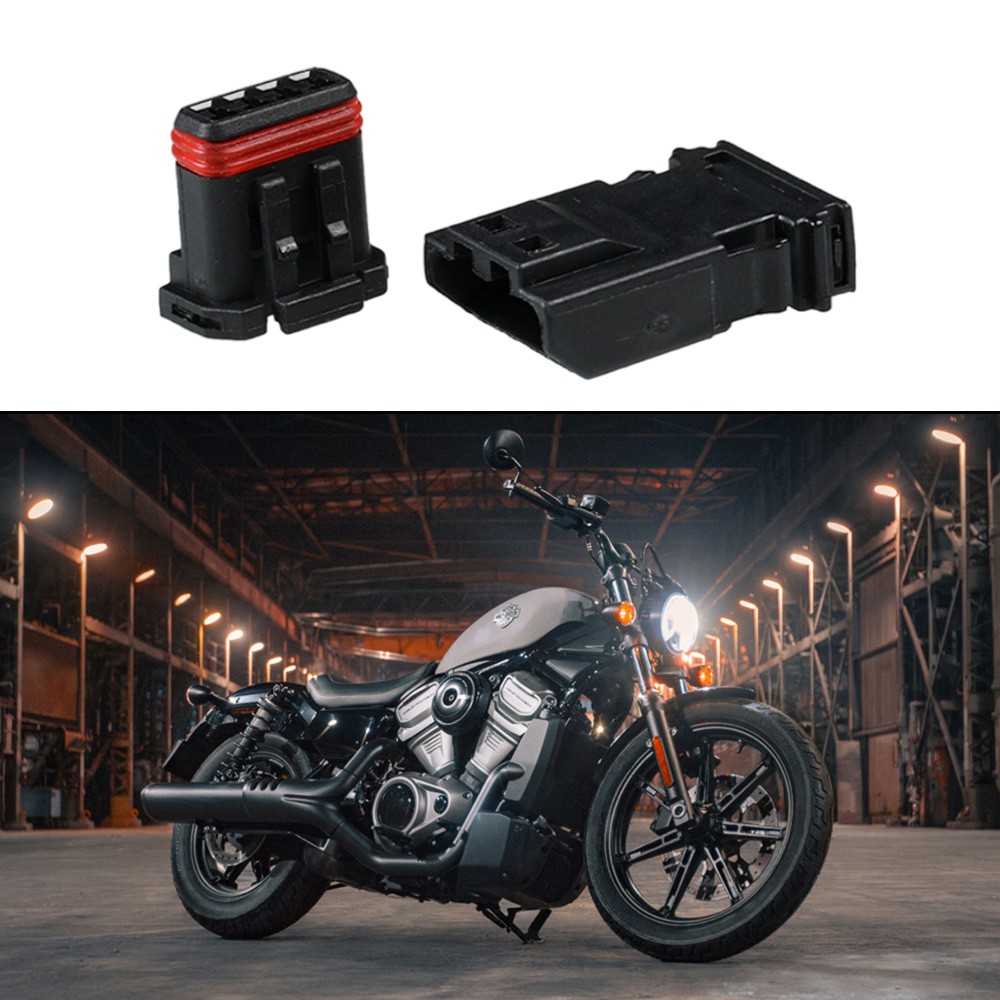 4 Pin For Harley Davidson Automotive Male Female Connector Plug Kit MX19004S51