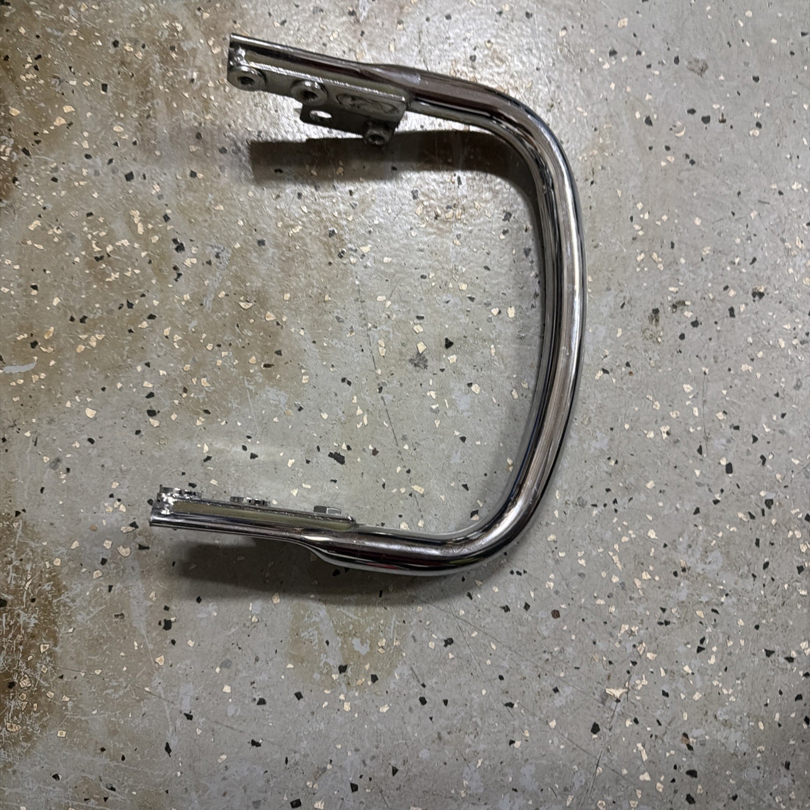 Harley Touring Road King Electra Glide License Plate Support Mount Tube Bracket