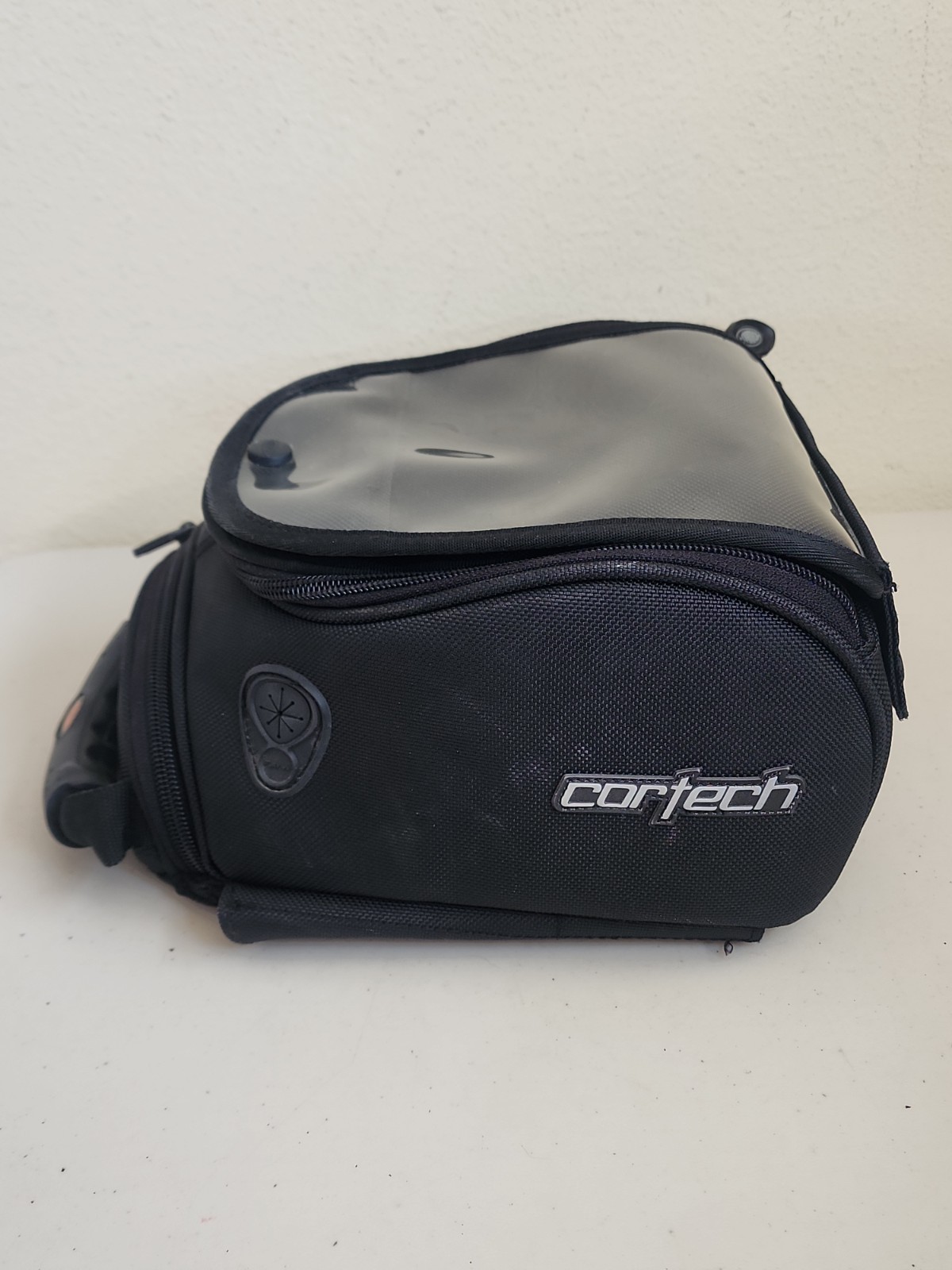 Cortech Motorcycle Tank Bag Super 14L Black Magnetic Travel