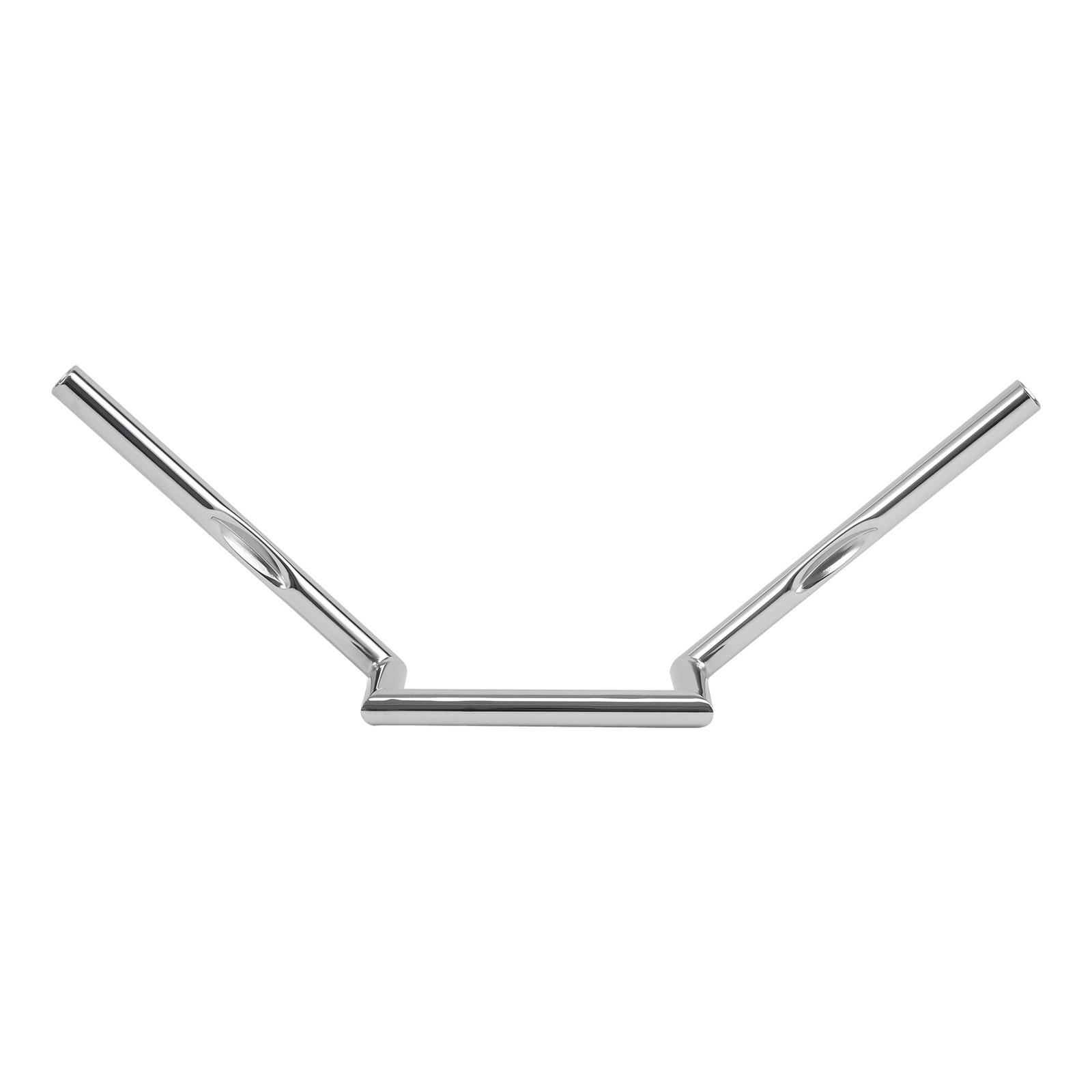 Chrome Handlebar 4″ Rise 60’s Dimpled Narrow Z-Bar Fits For Harley 1″Clamp New
