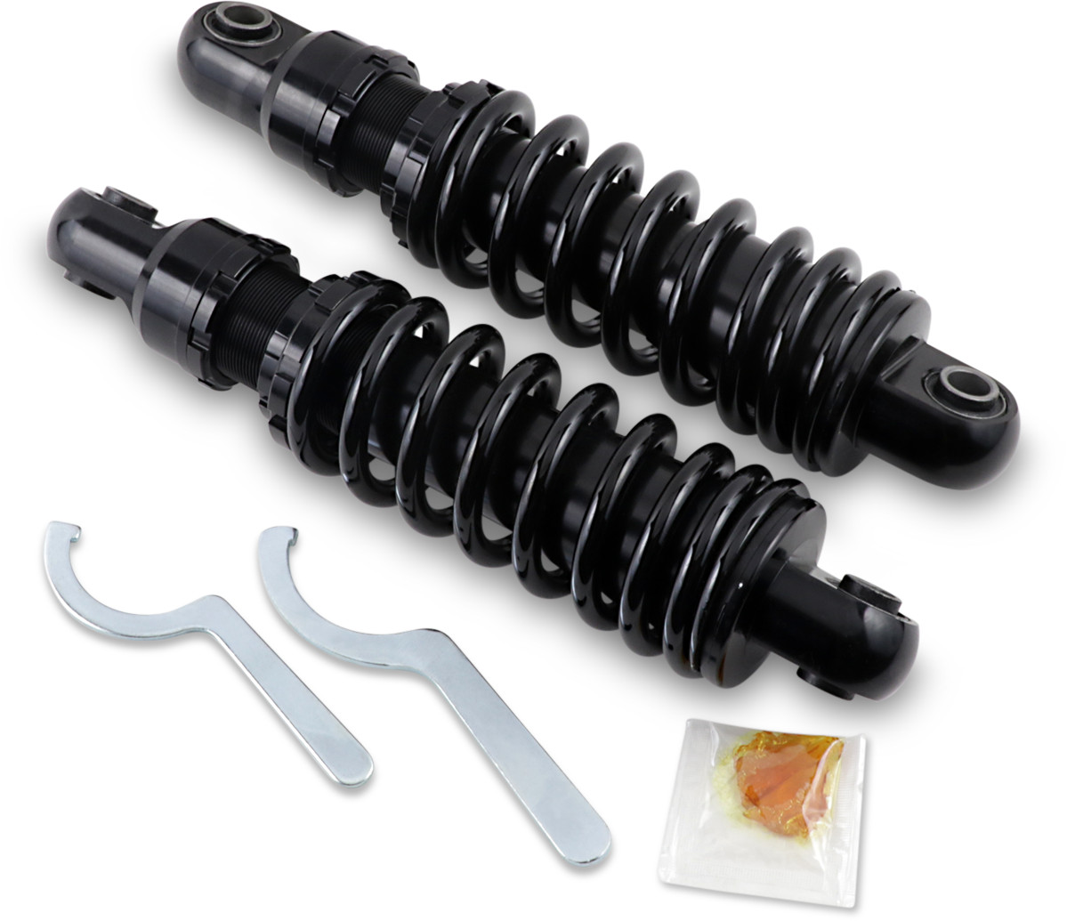 Drag Specialties Shocks 1310-1660 10.5in Black Rear Shock 91-17 Harley FXD Dyna
