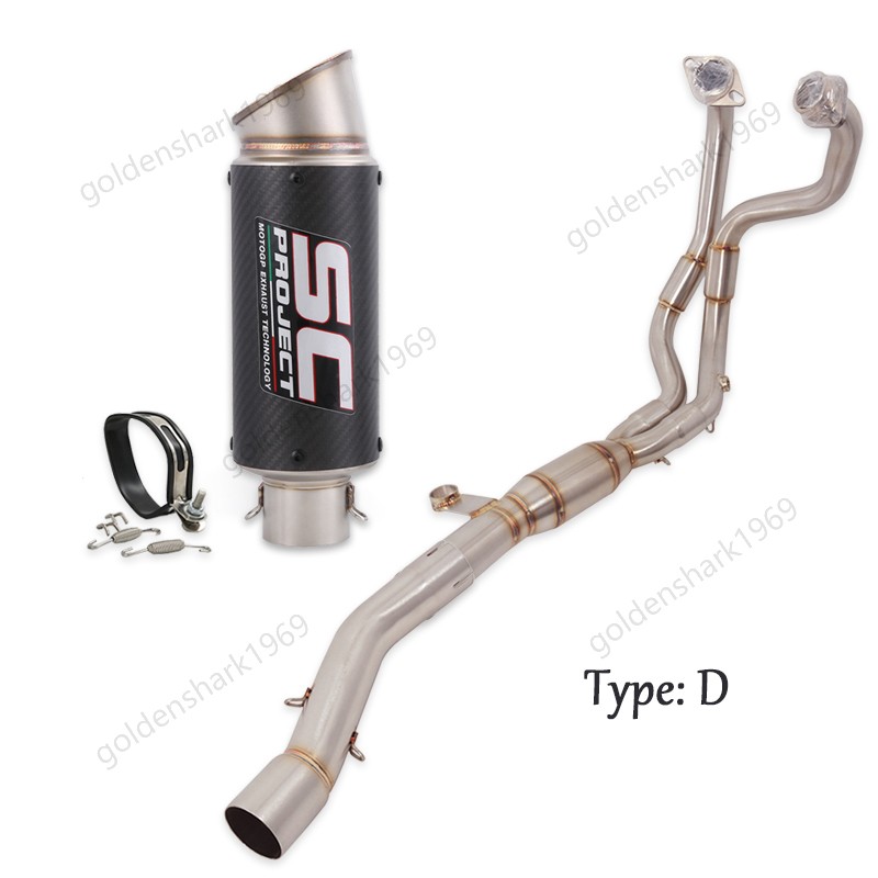 GSX250R 2018-2025 for Suzuki Complete Exhaust System Header Pipe 51mm Mufflers