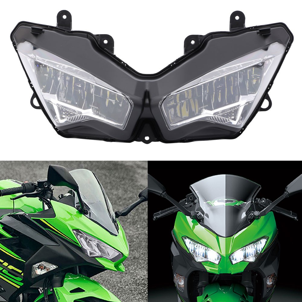 For 2018-2024 2023 Kawasaki Ninja 400 EX400 Headlight Assembly Headlamp Light