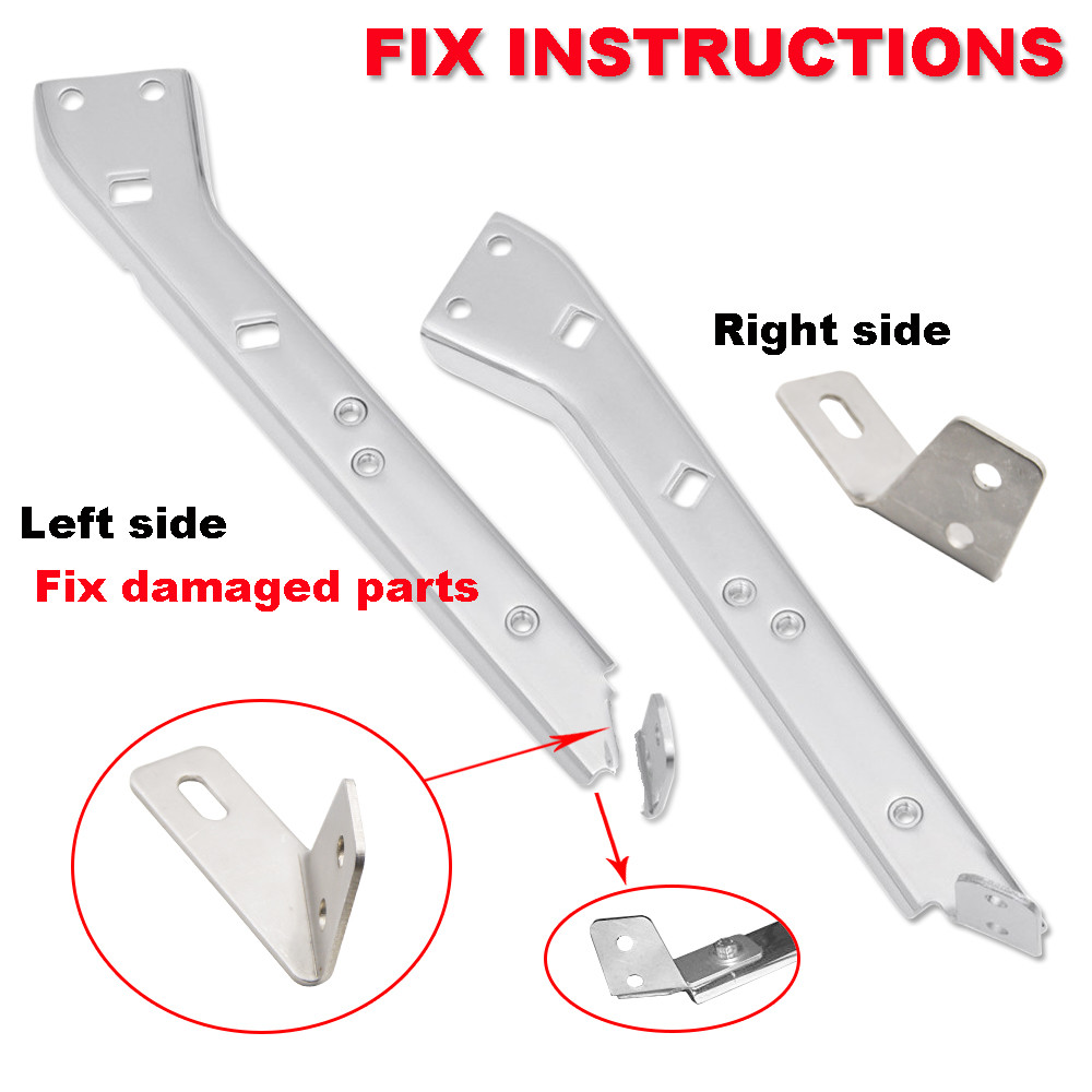 Saddlebag Support Bracket Struts Repair For 85-08 Harley Road King Street Glide