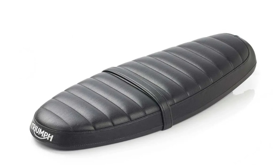 Triumph Black Ribbed Bench Seat – A9708611