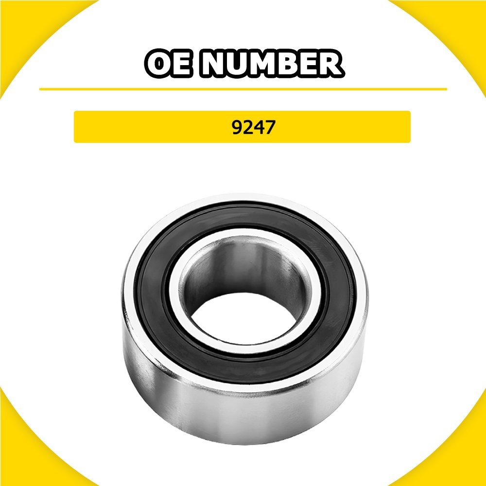 1X Axle Sealed Wheel Bearings Kit Front / Rear 9247 For Harley Touring 2000-2007