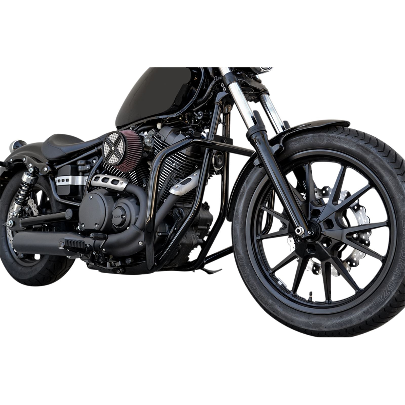 Baron Custom Accessories Engine Guard – Black – Bolt BA-7150-00B