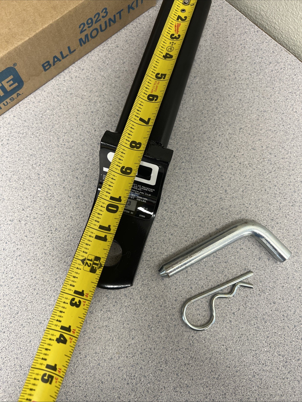 Draw-Tite 2923 Ball Mount Kit Class 3-4 Made In USA For Standard 2” Receiver