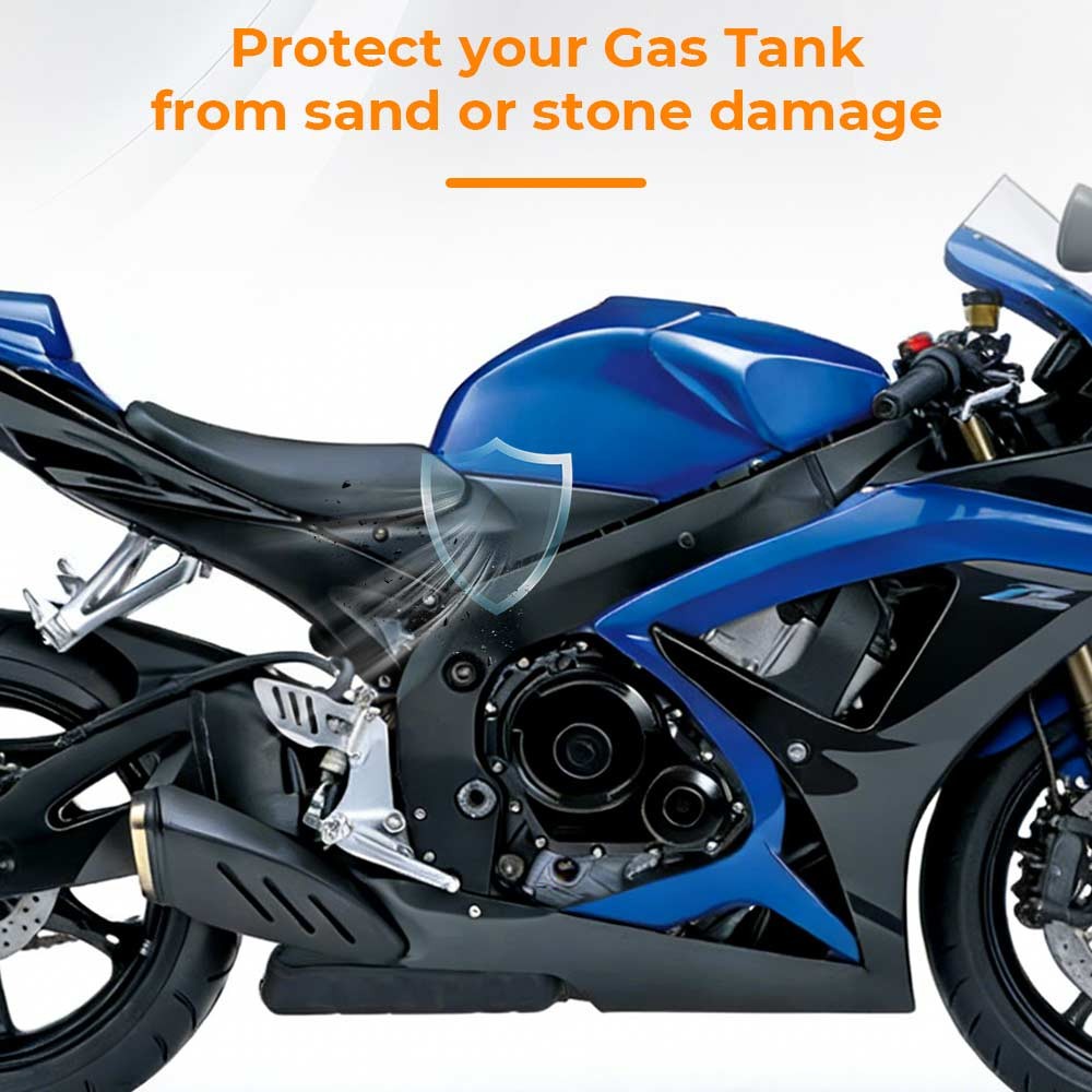 2x Side Fairing Panel Gas Tank Covers Trim Cowl For Suzuki GSX-R 600/750 2006-07