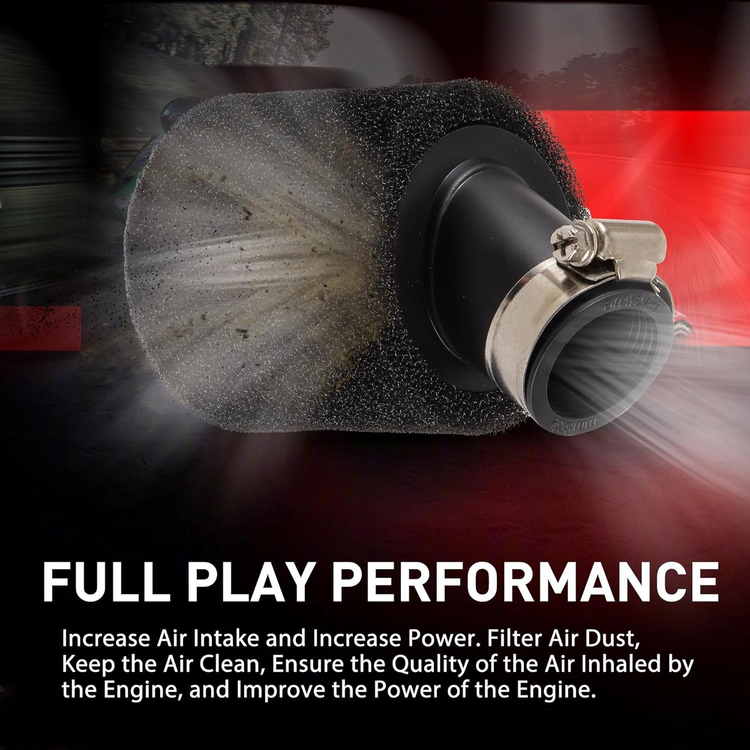 Bent Neck Tube 28mm Air Filter for PY50 PW50 & More – High Air Flow Efficiency