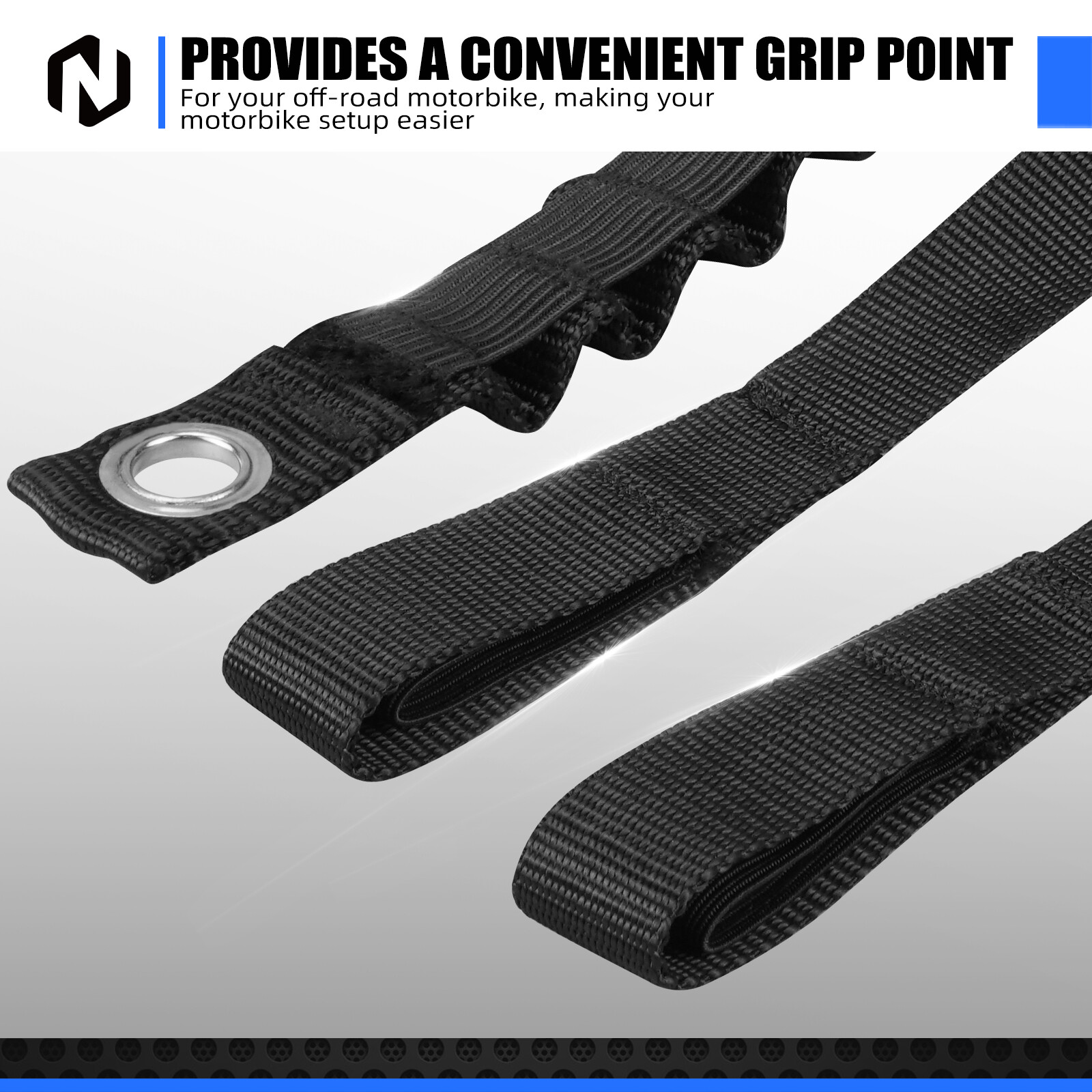 Front Rear Lift Pull Straps Set For Husqvarna TE FE 150 250 300 350 450 501 2024