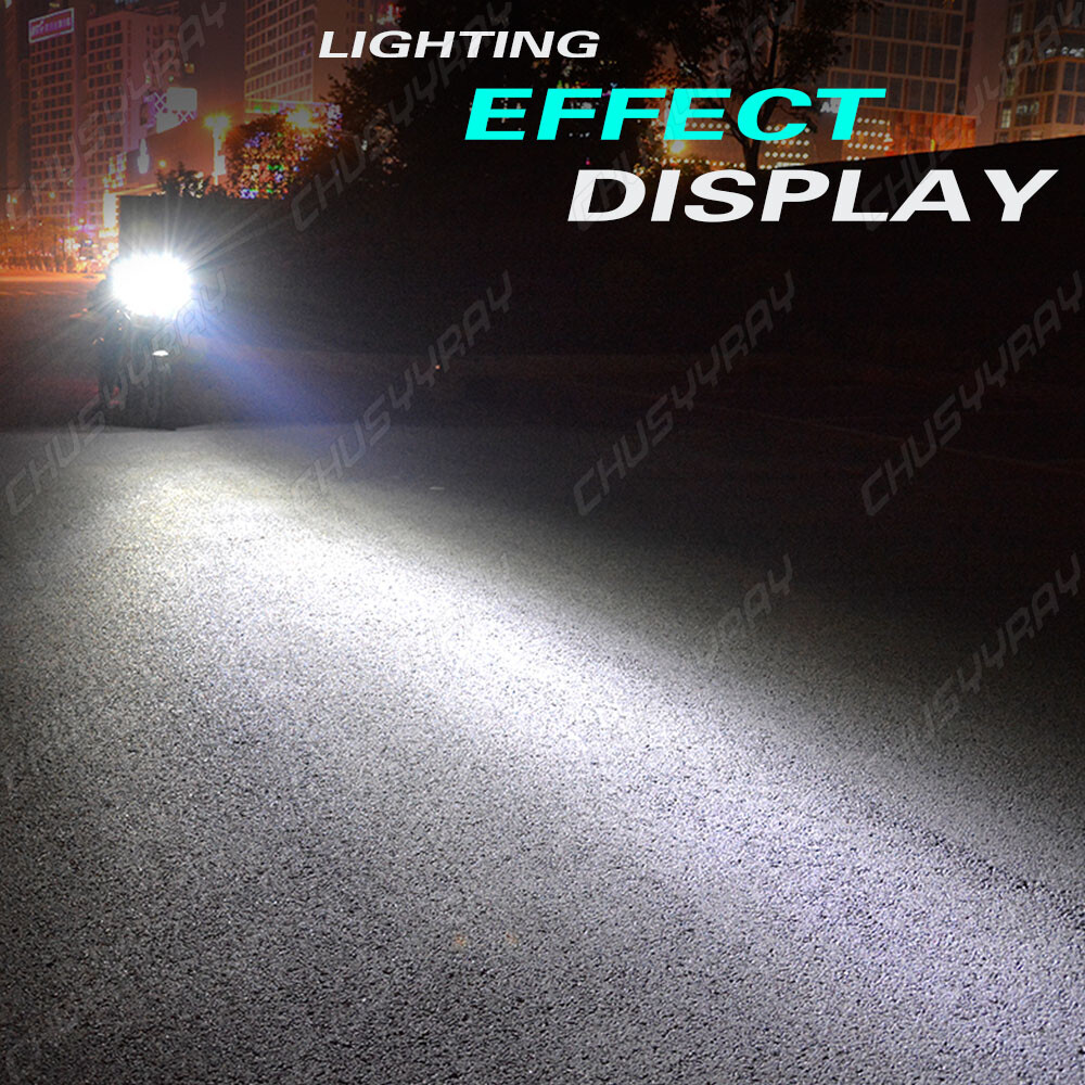 LED Headlight For 2006 2007 Suzuki GSXR 600 750 K6 High Low Beam Bulbs Plug&Play