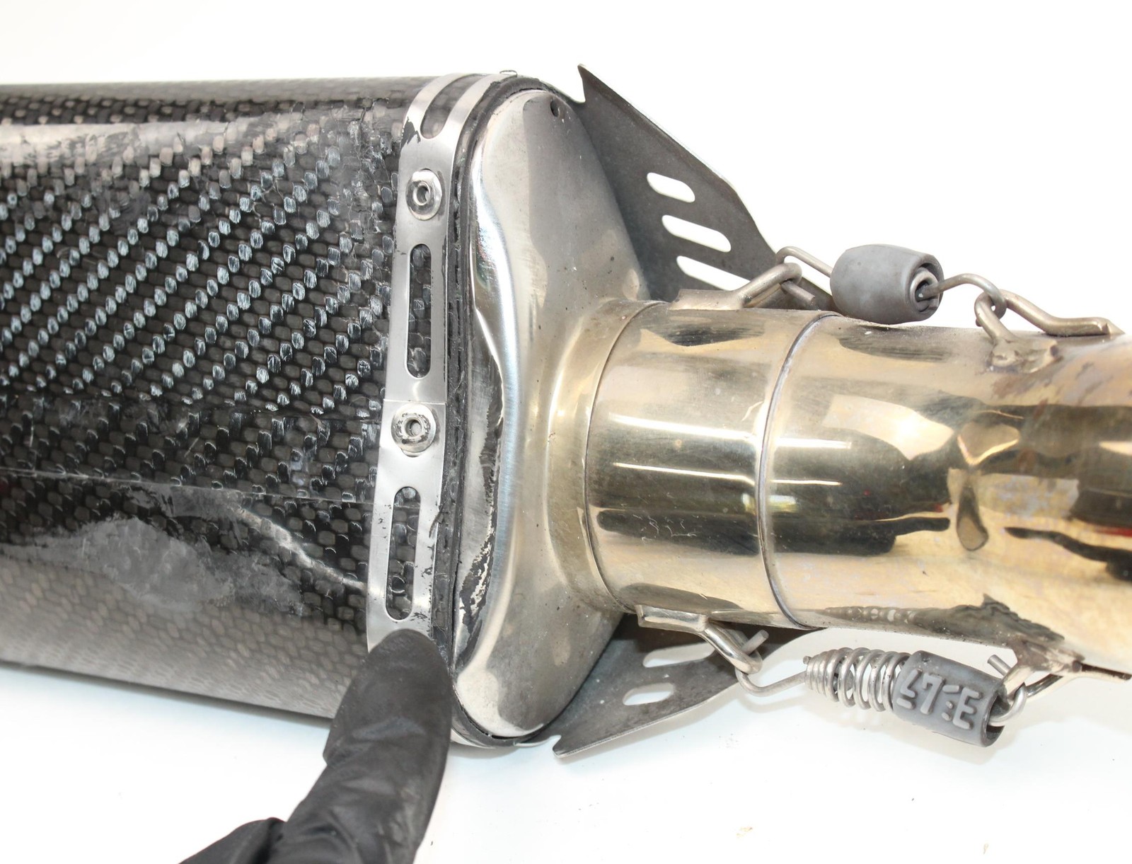06-07 Suzuki GSXR600 GSXR 600 Yoshimura Carbon Fiber Slip On Muffler Exhaust