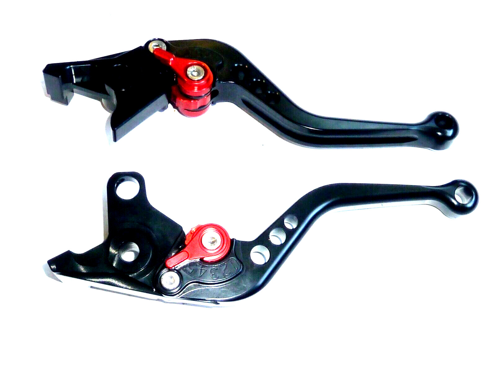 KAWASAKI ZRX1200 1999-2007 SHORT BLACK BRAKE + CLUTCH LEVER ROAD RACE TRACK