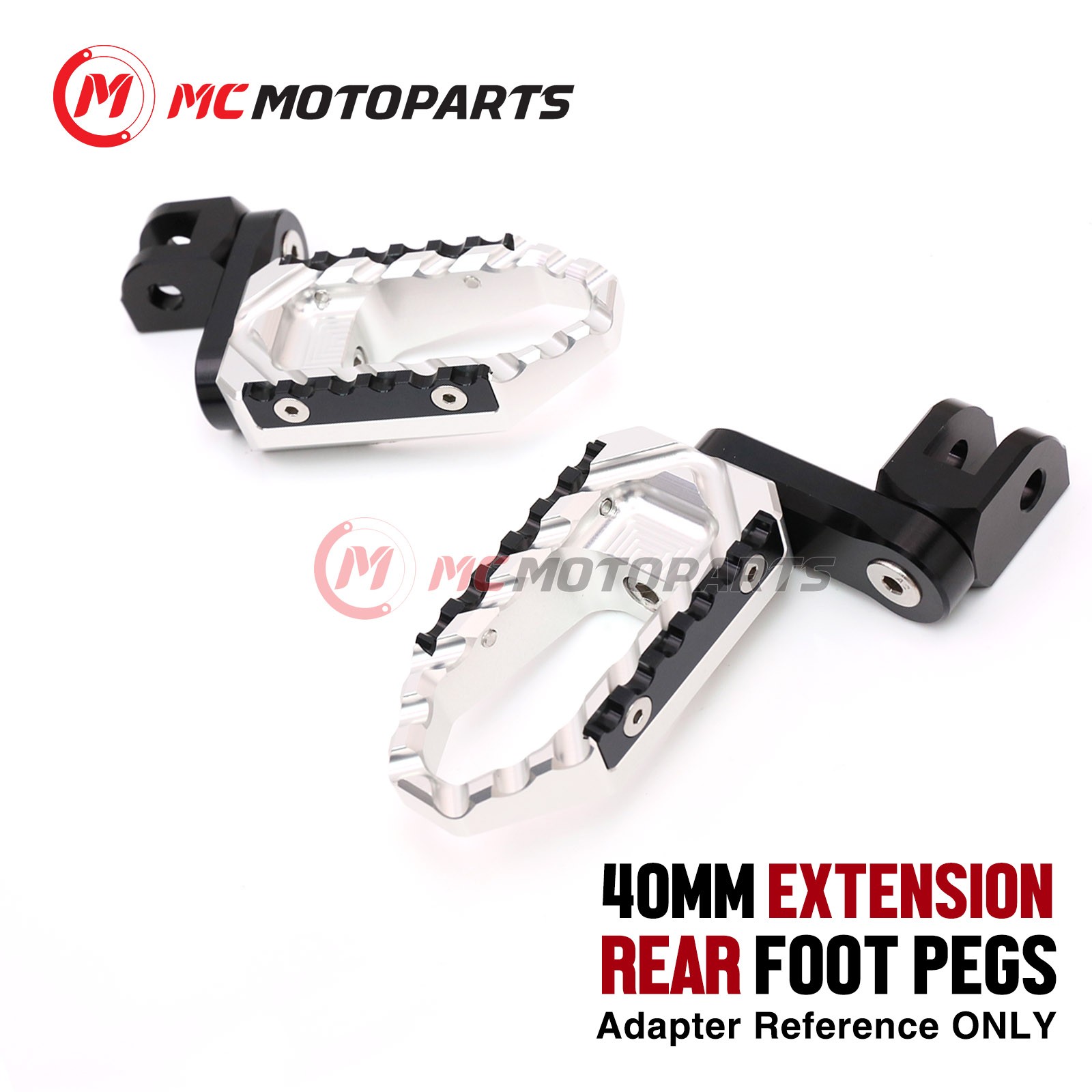 For Yamaha XT 1200 Z SuperTenere 2010-2017 1.5 in. Lowering Passenger Foot Pegs