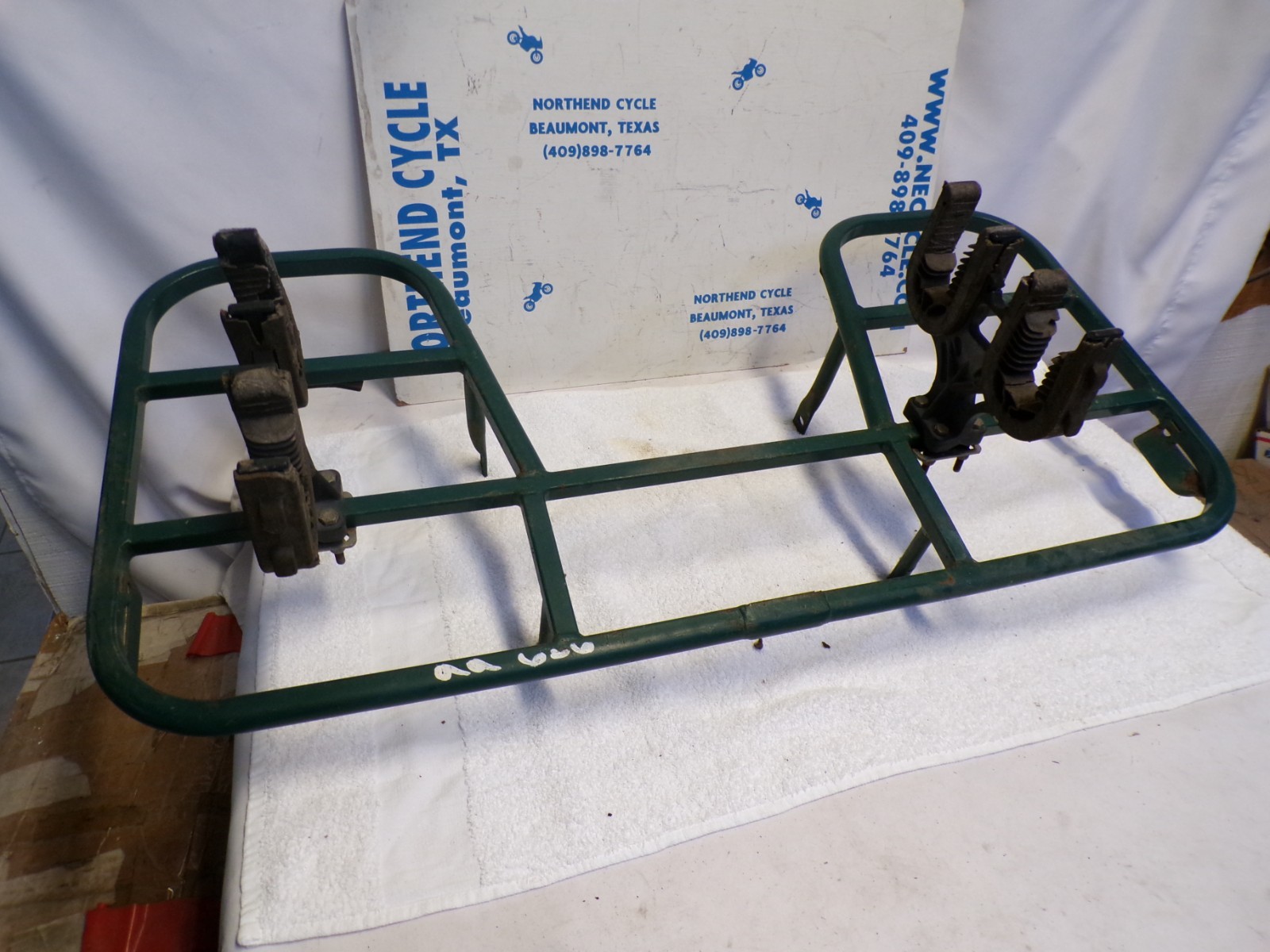 99 Polaris Big Boss 500 6×6 Front Luggage Rifle Rack Storage OEM 2670137