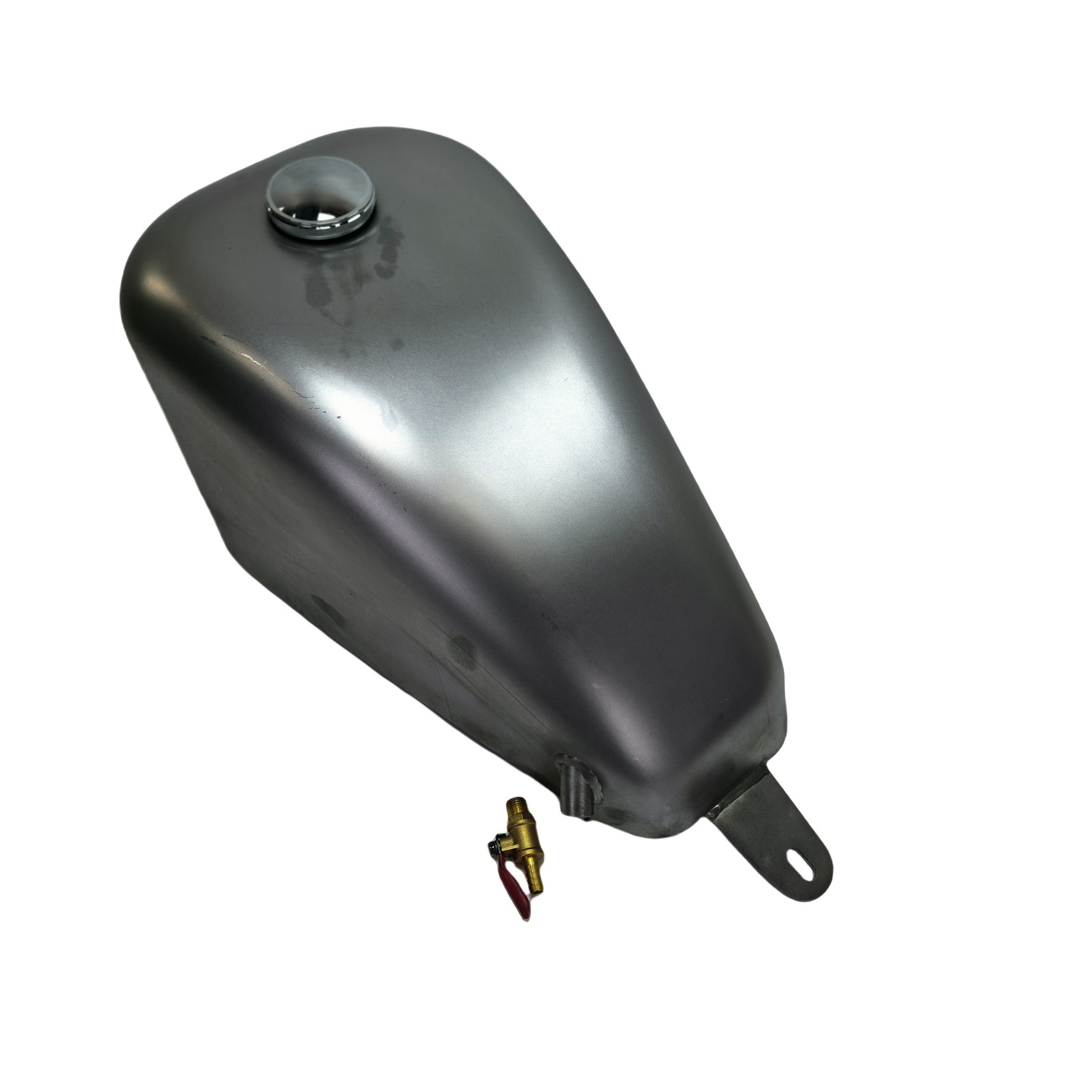 1X Motorcycle Silver Fuel Tank Oil Tank For Honda Shadow 1100 VT1100 2004-09 9L
