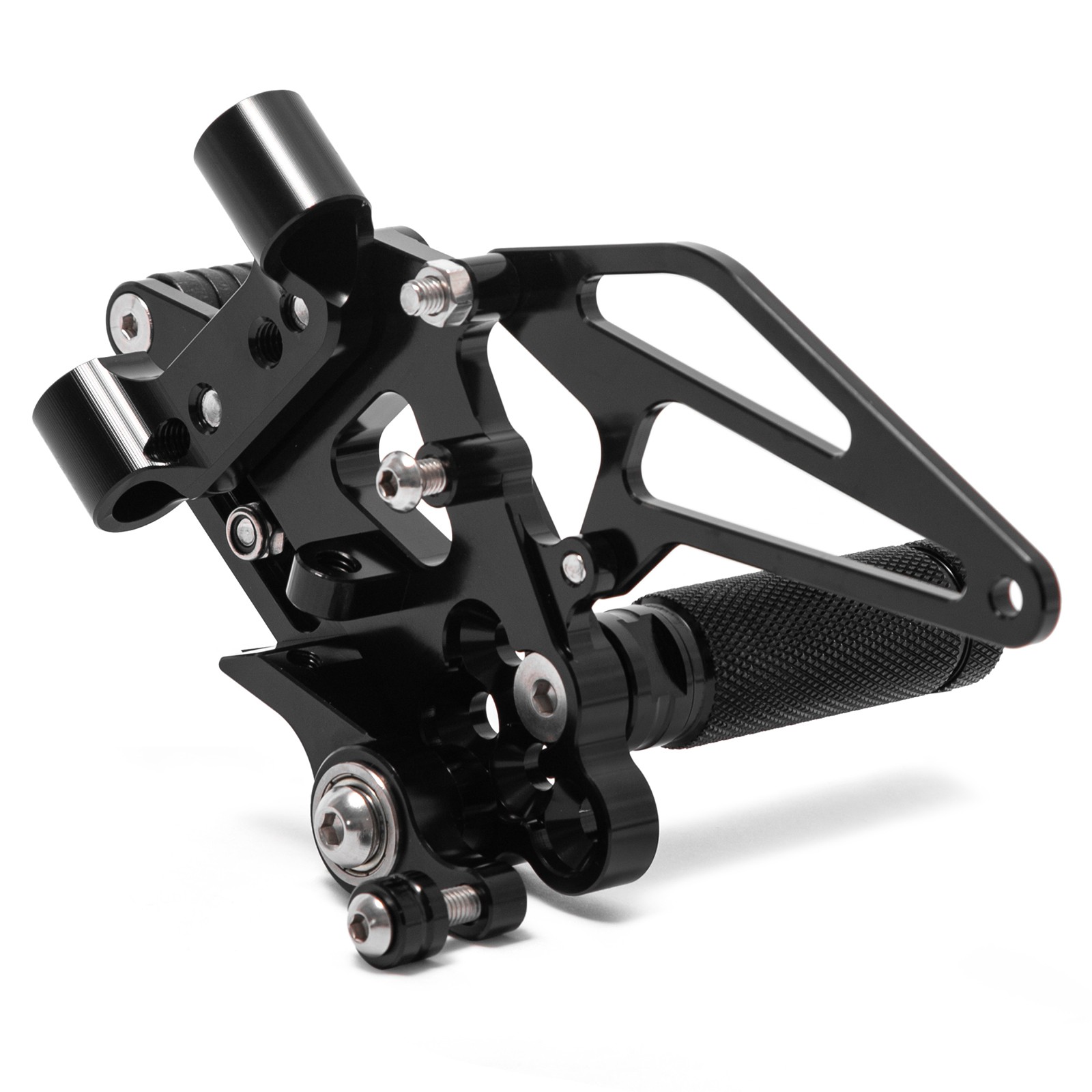 Adjustable Rearsets Rear Sets Footpeg Aluminum BLACK For DUCATI Panigale S 1199