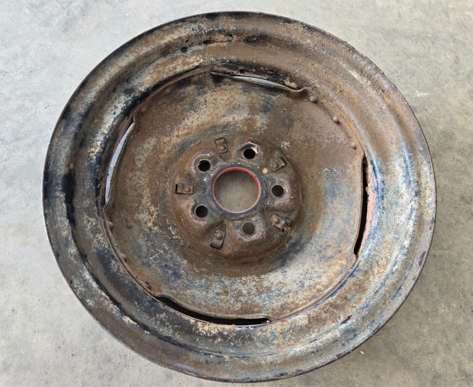 Original Harley Servicar G Rear Wheel Rim solid 1951 – later 45 OEM 16 x 3.50