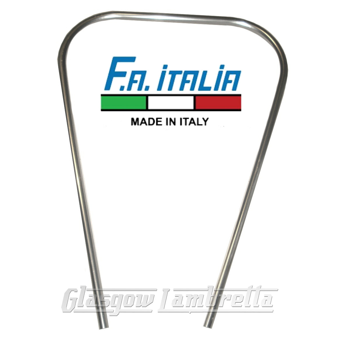 Vespa PX / T5 Millenium Italian SILVER LEGSHIELD TRIM (Plastic/metal effect)