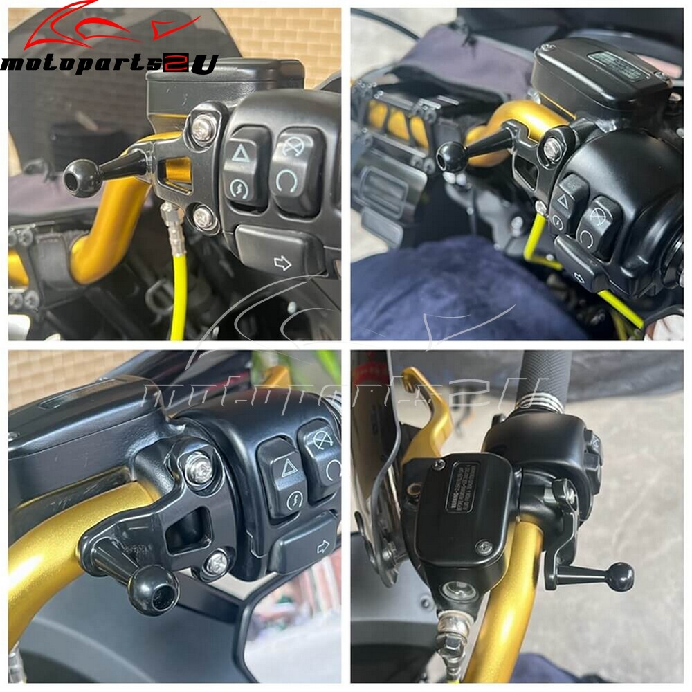 Handlebar Phone Carrier Mount Holder 360° Rotation Bracket For Harley Sportster