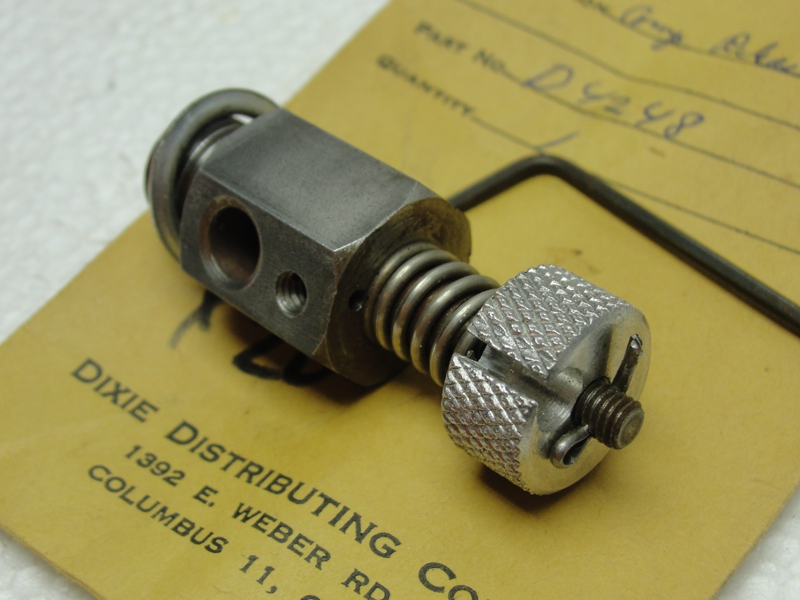 Vintage HARLEY DAVIDSON Dixie Distributing Corp. Compression Release Body D4248.