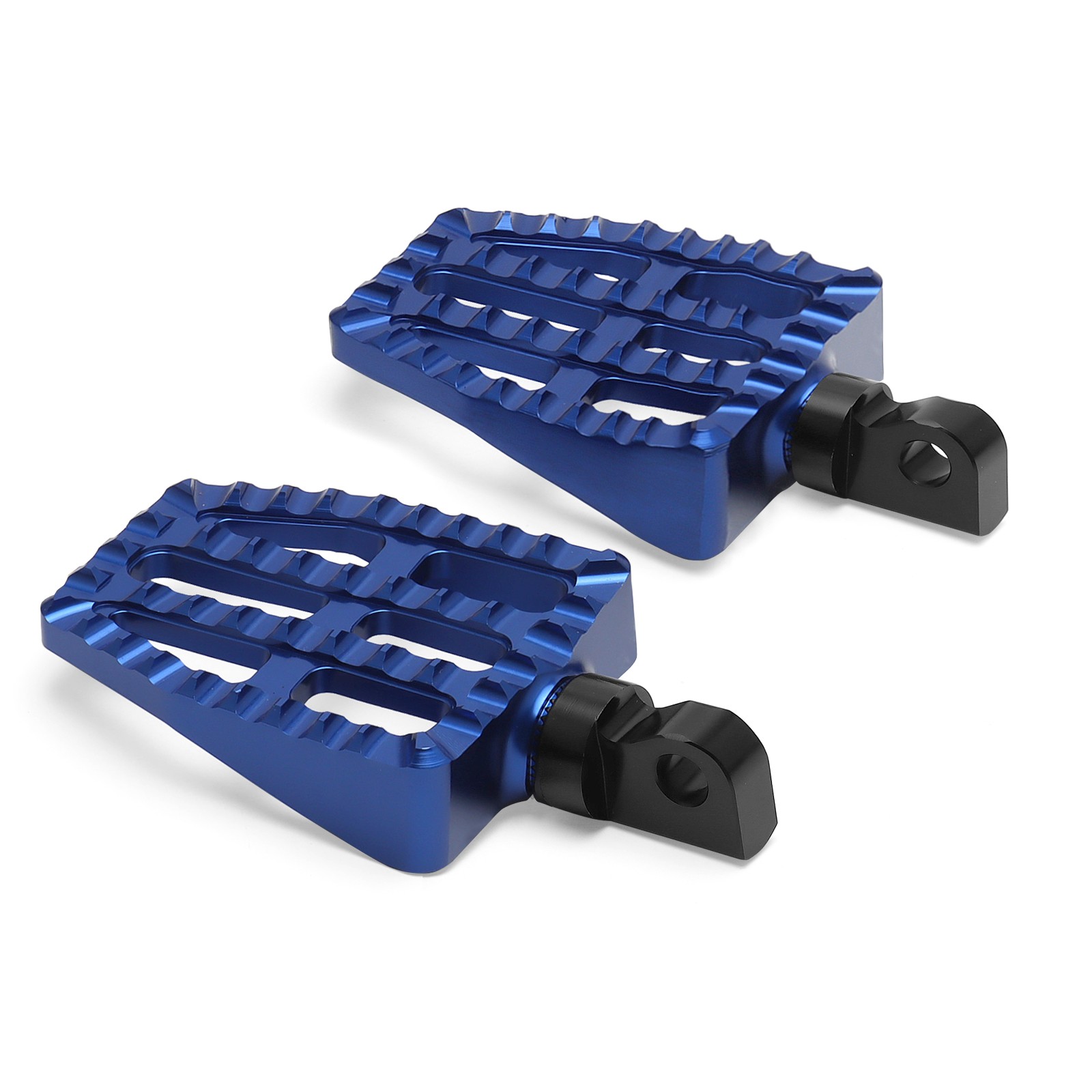 For Harley Blue Floorboards Foot Pegs Shifter Pegs Touring Street Glide Softail