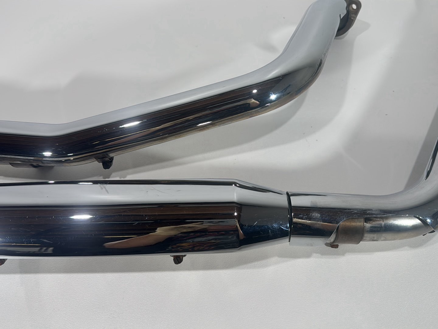 2004 Harley Softail FLSTC Heritage Classic OEM Exhaust Header Pipes Muffler